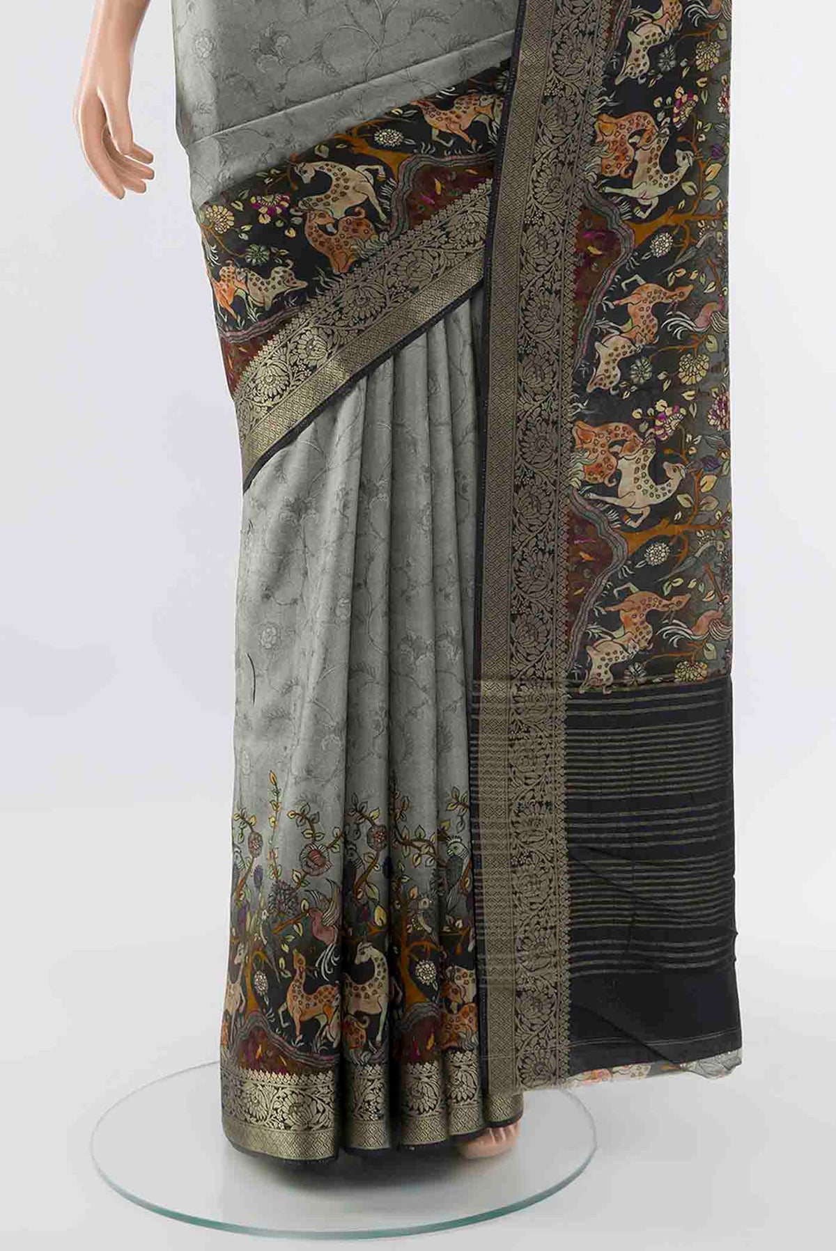 pleats pallu