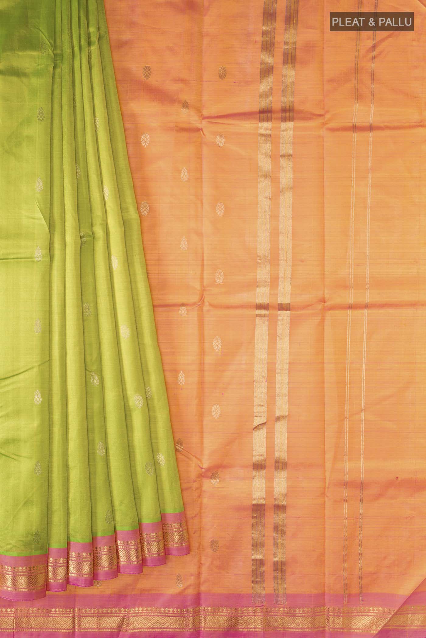 pleats pallu