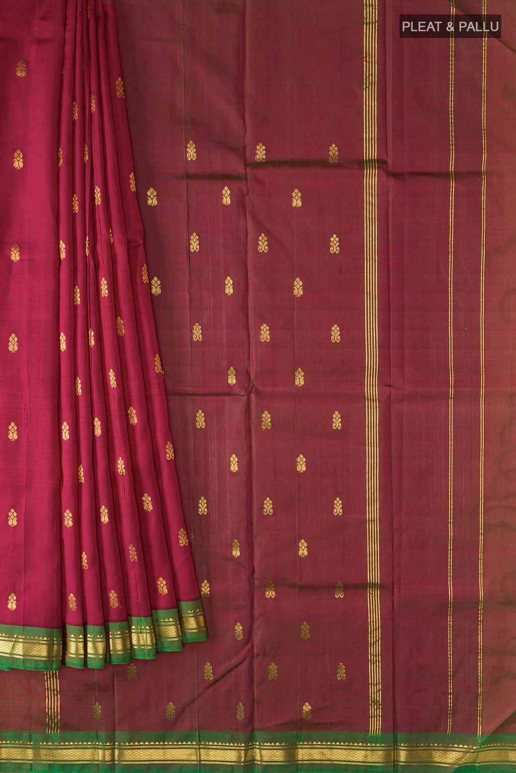 pleats pallu