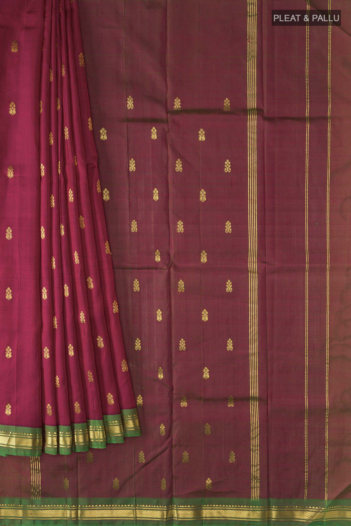 pleats pallu