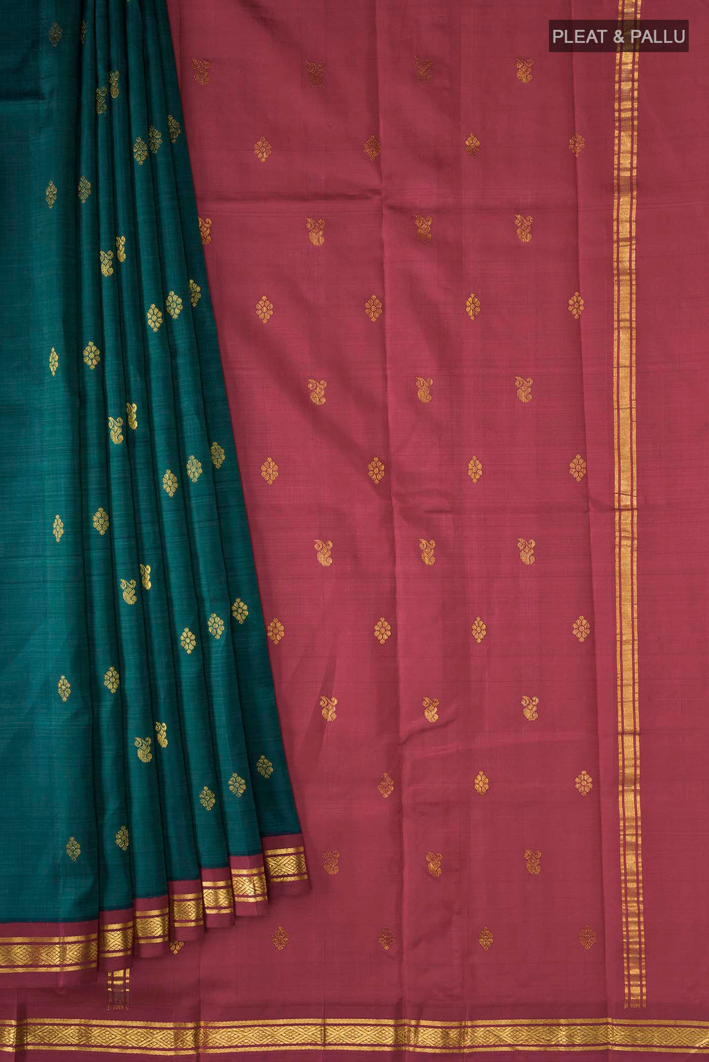 pleats pallu