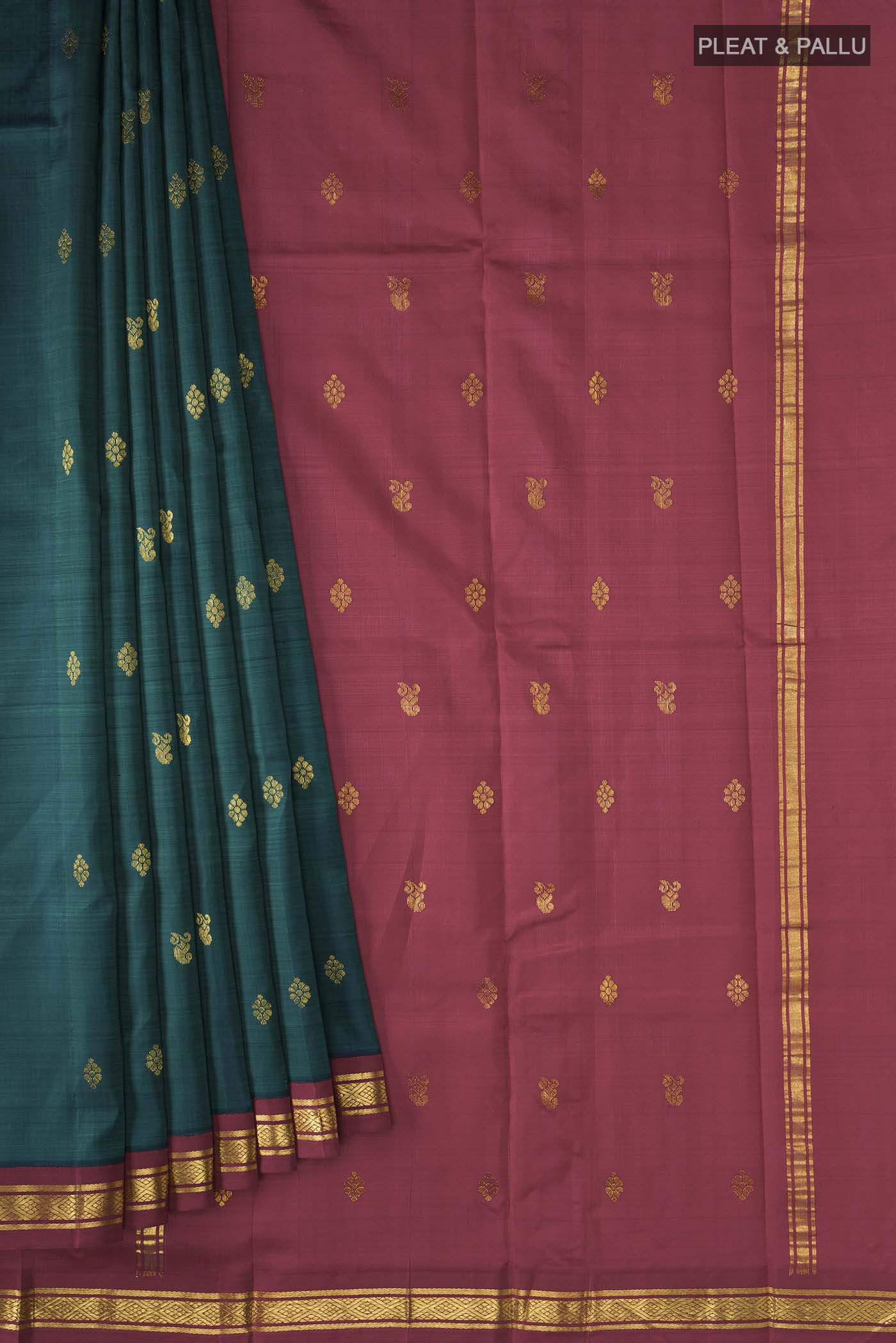 pleats pallu