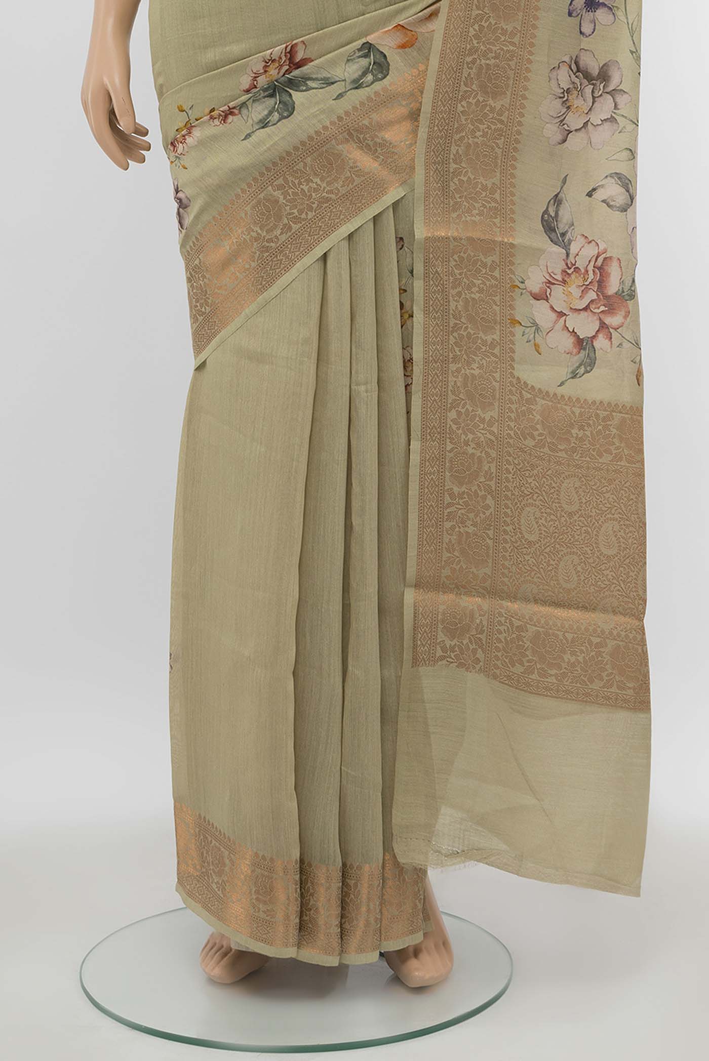 pleats pallu