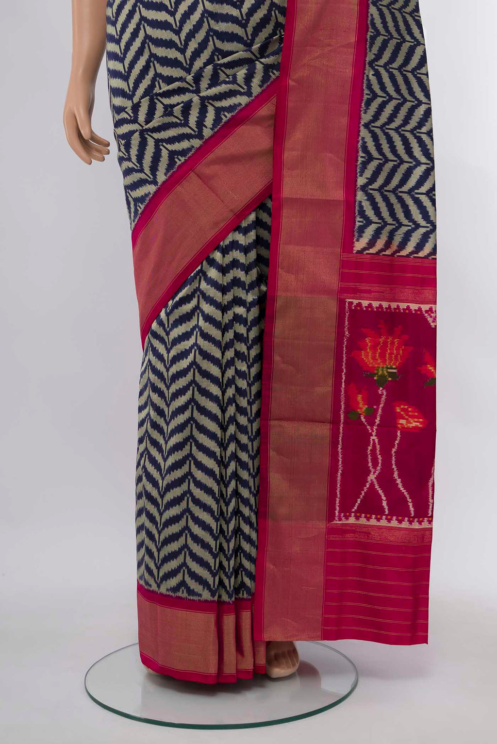 pleats pallu