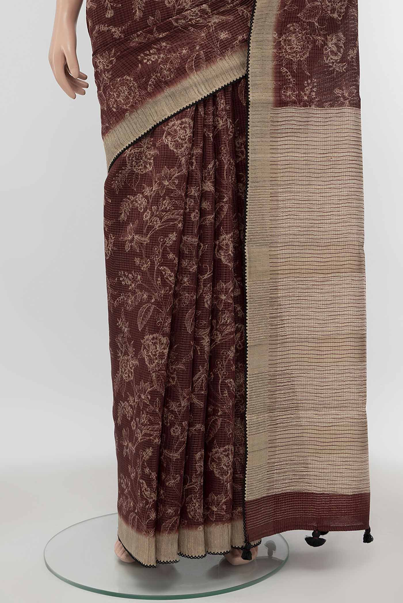 pleats pallu
