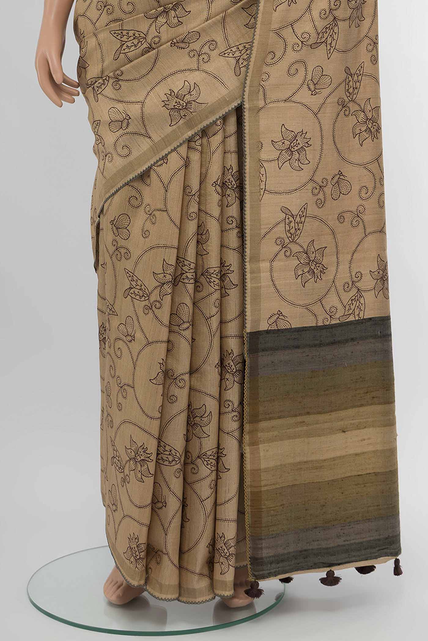 pleats pallu