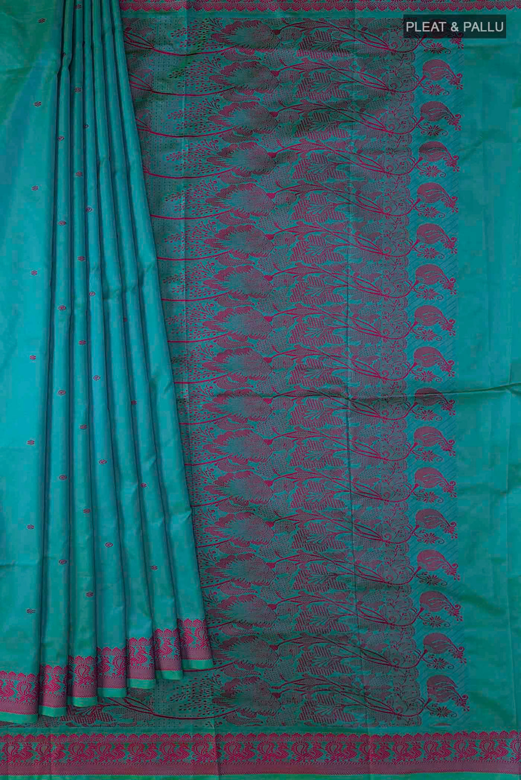 pleats pallu