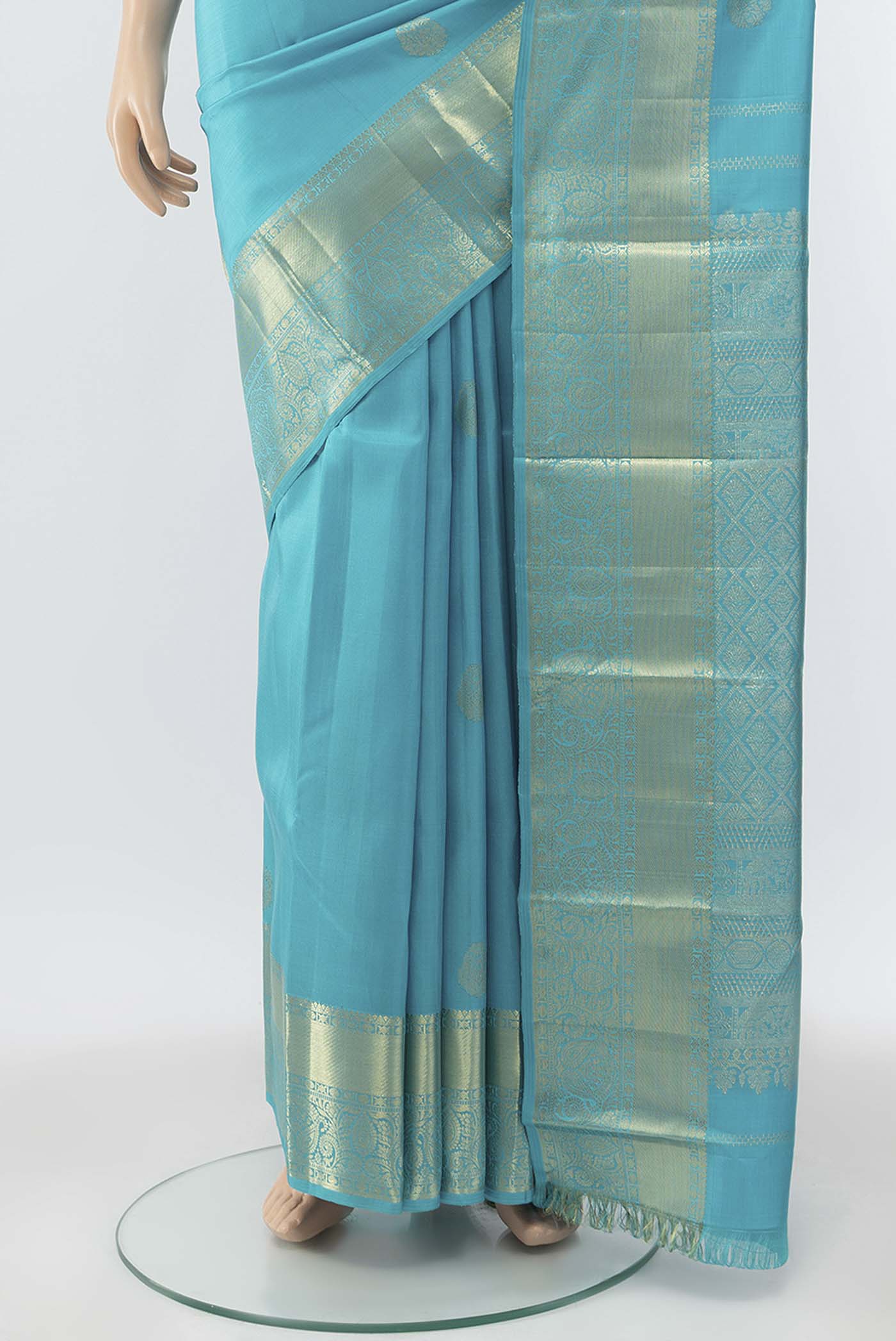 pleats pallu