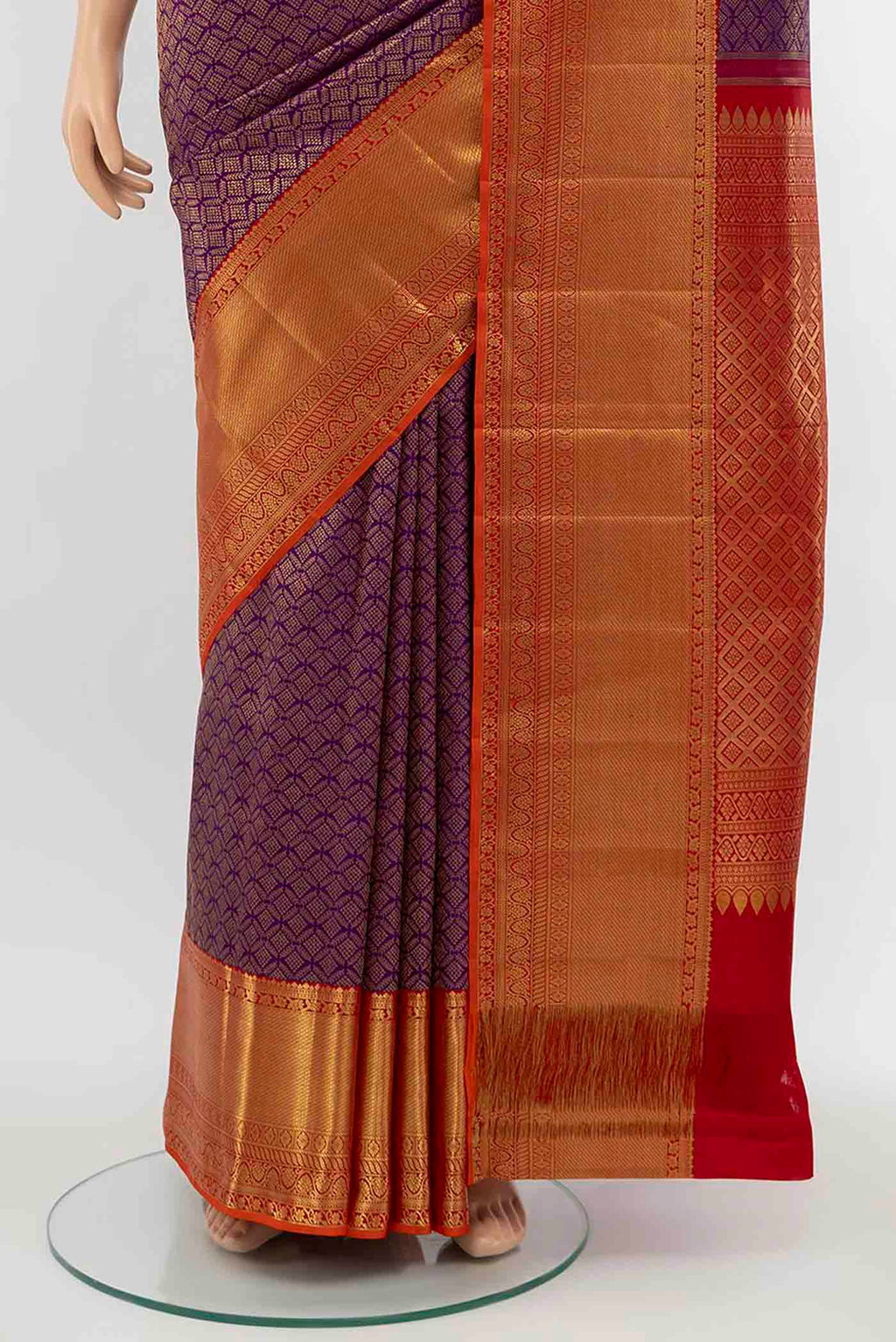 pleats pallu