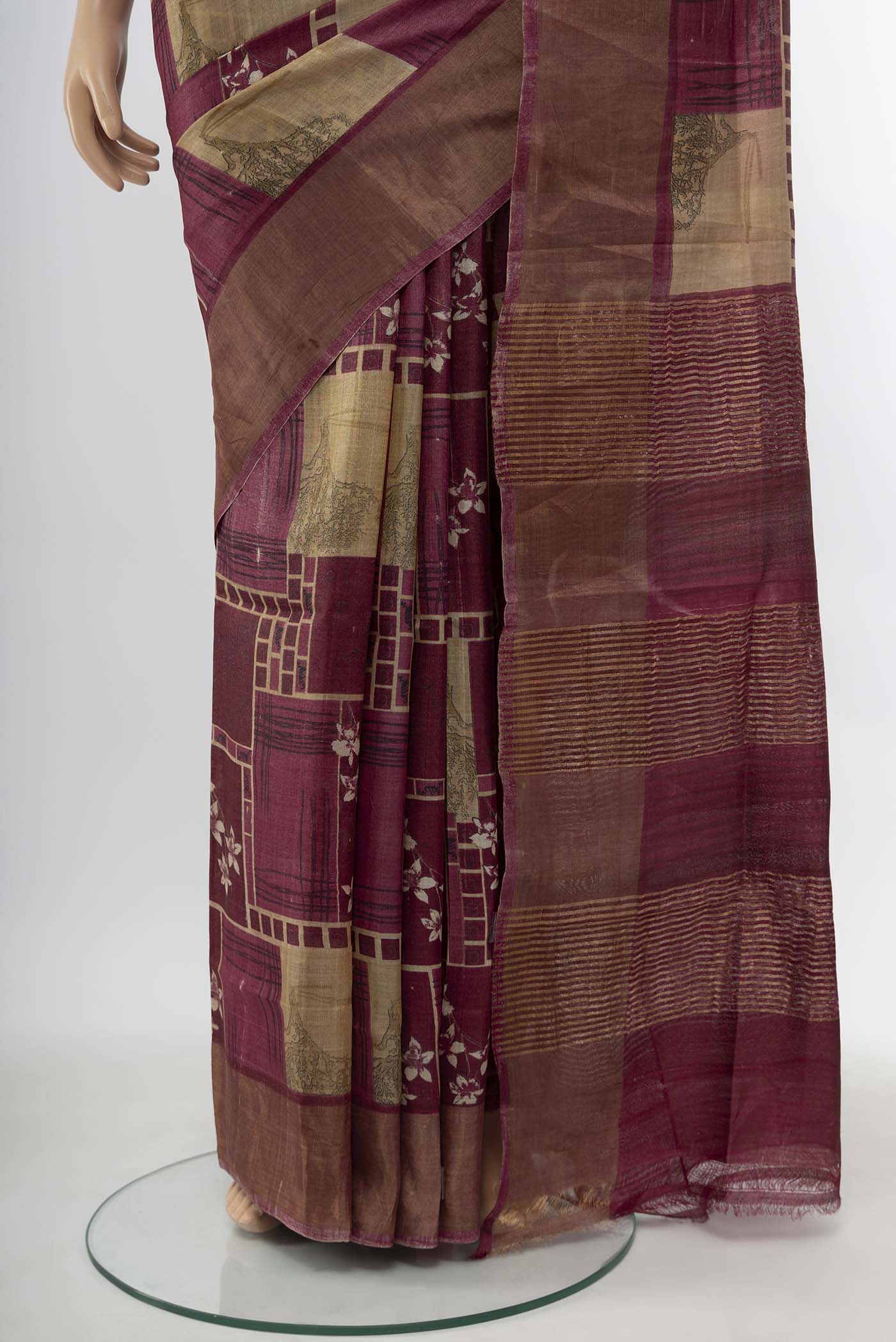 pleats pallu