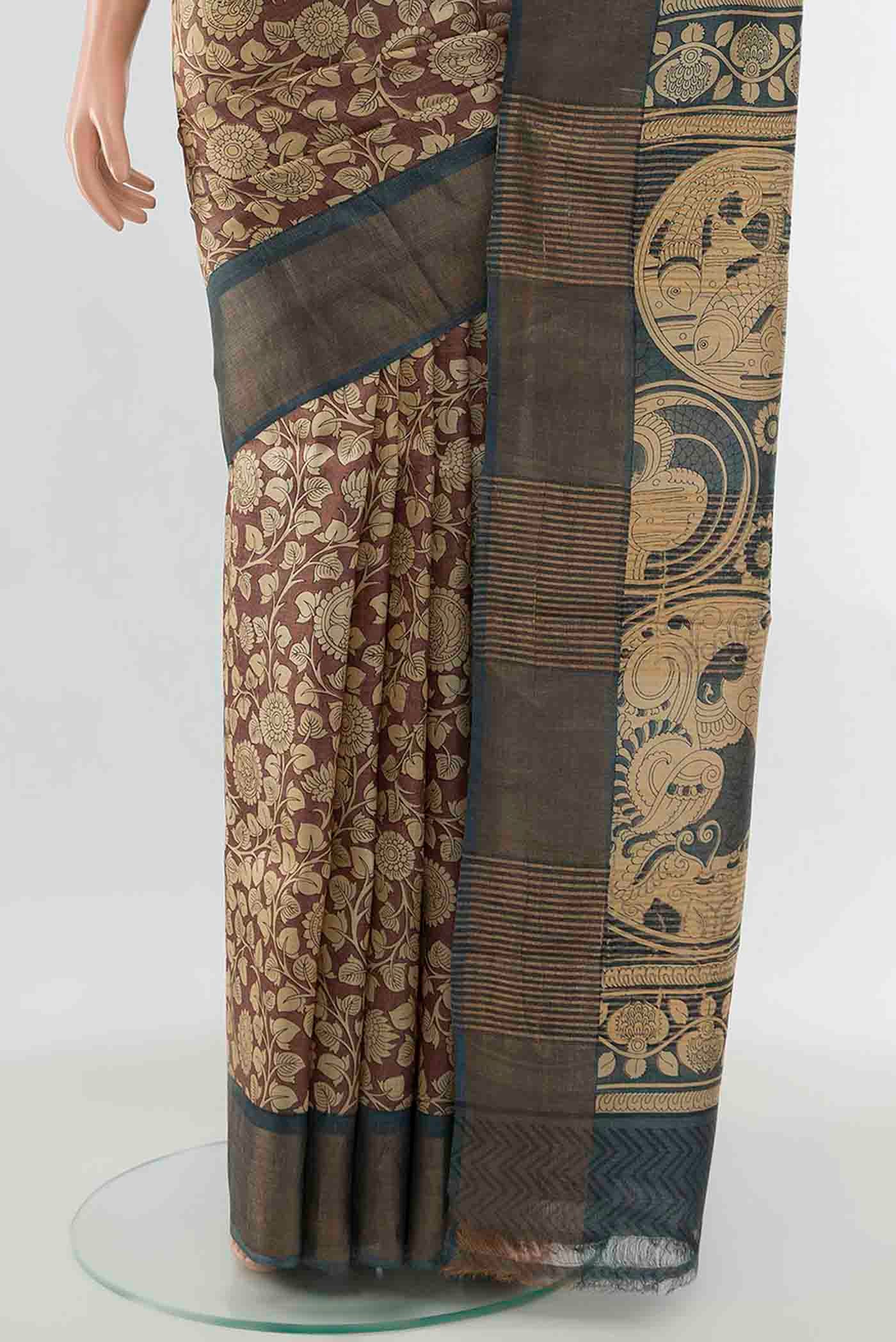 pleats pallu