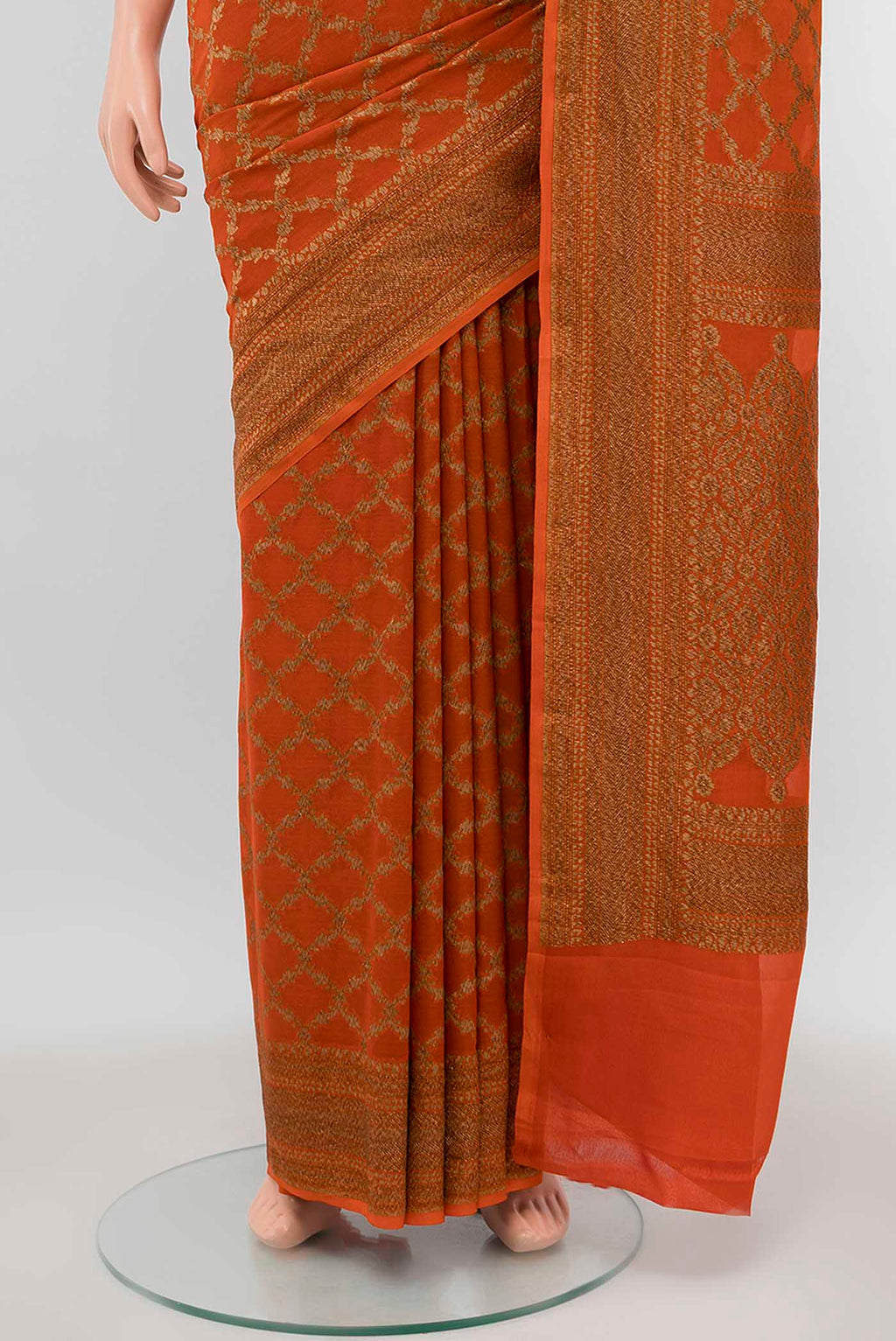 pleats pallu