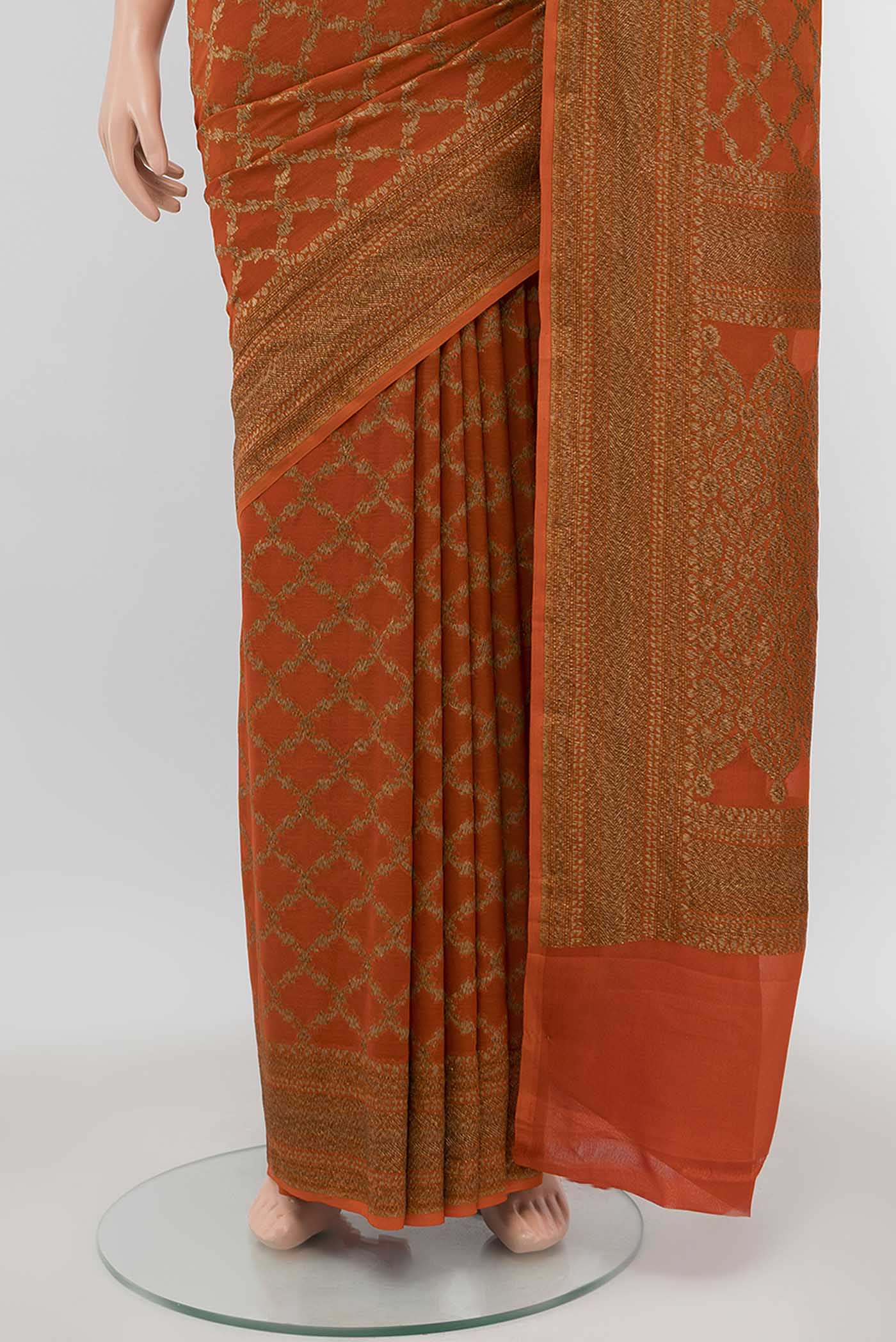 pleats pallu