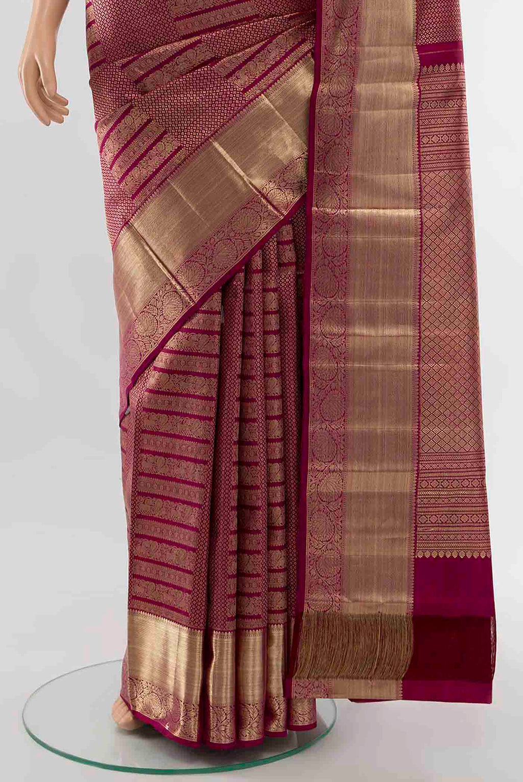 pleats pallu