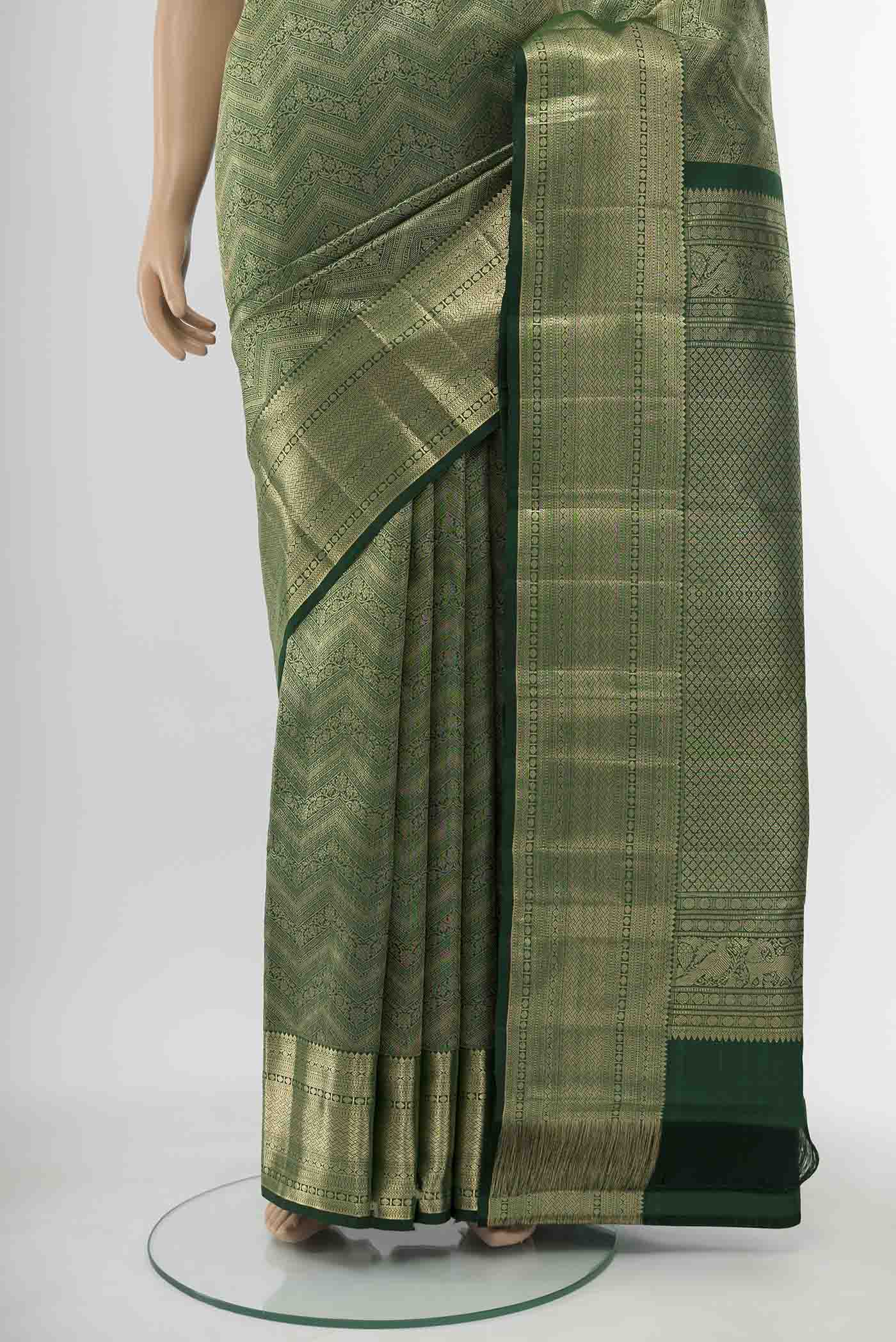 pleats pallu