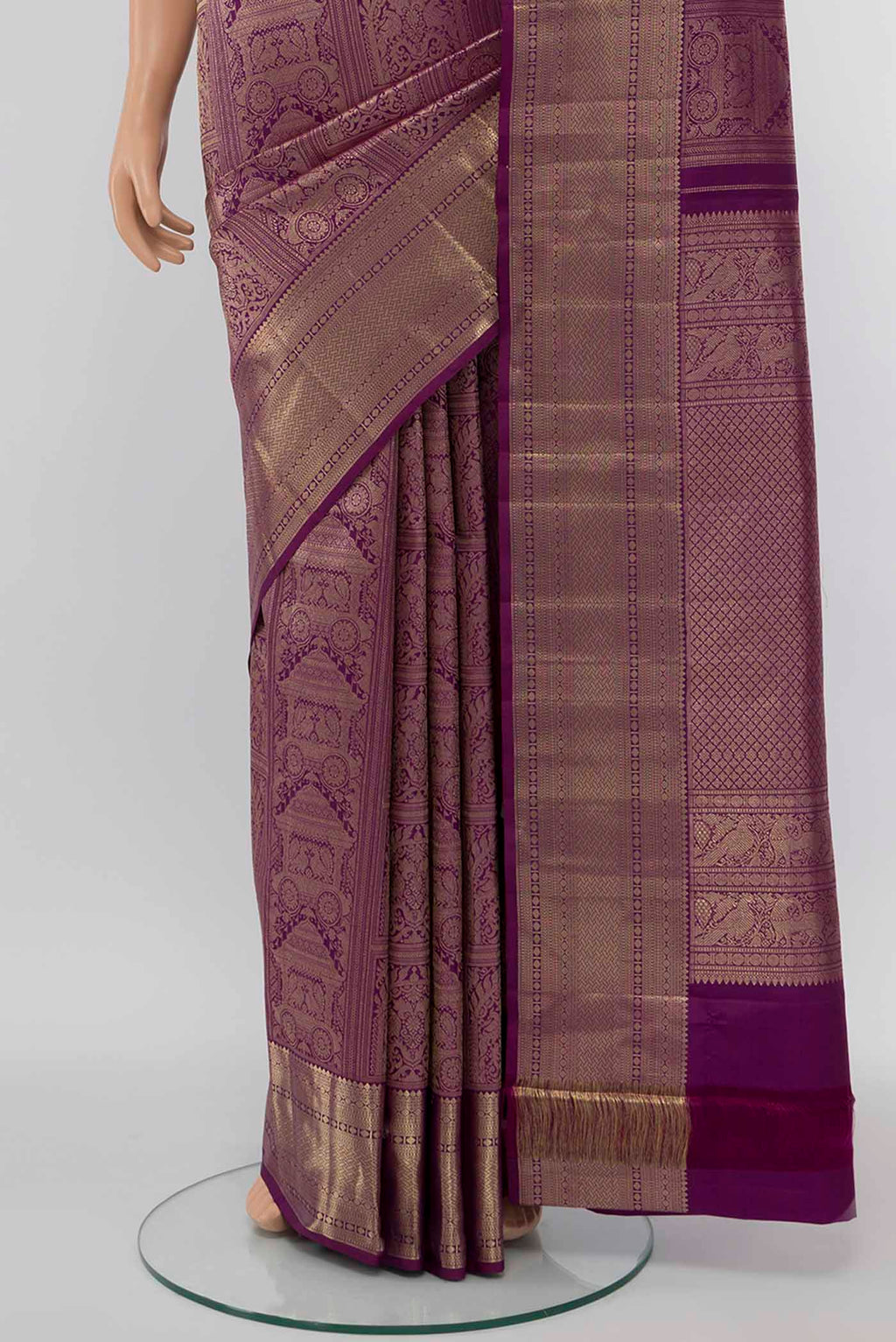 pleats pallu