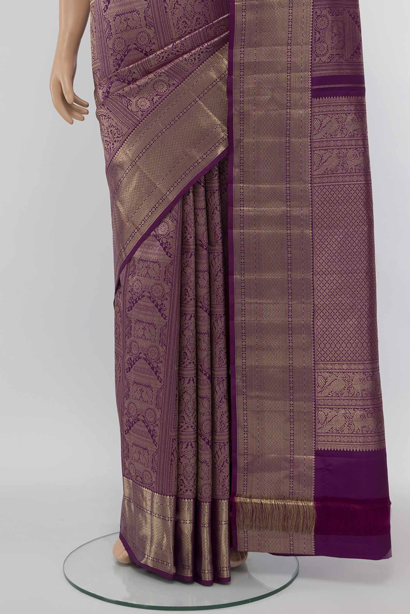 pleats pallu