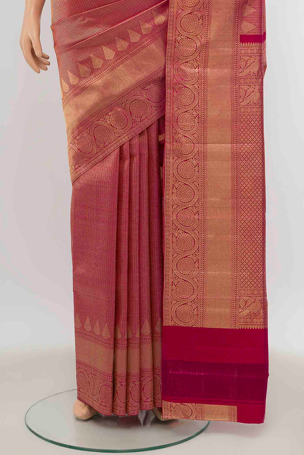 pleats pallu