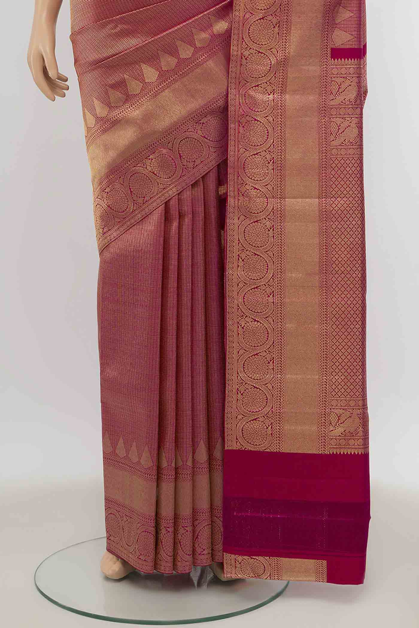 pleats pallu