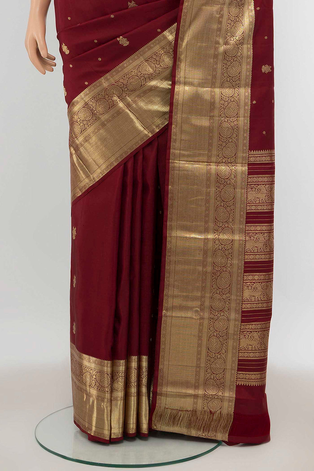 pleats pallu