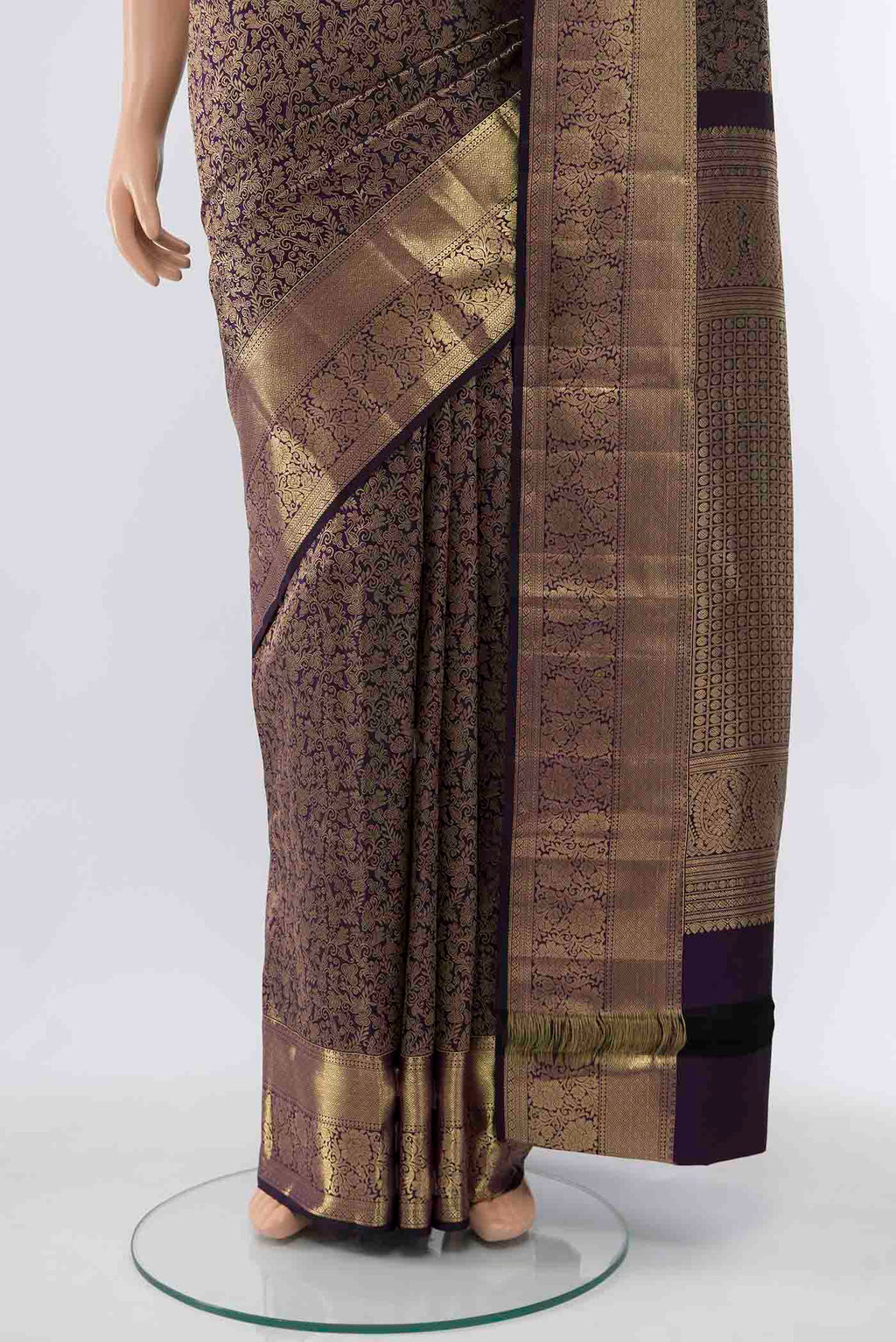 pleats pallu