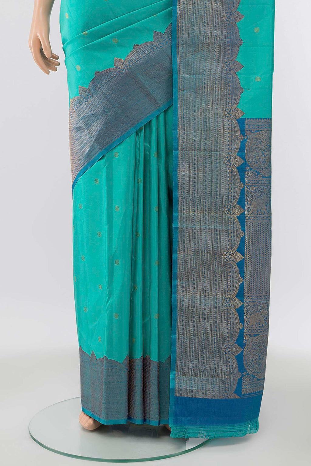 pleats pallu
