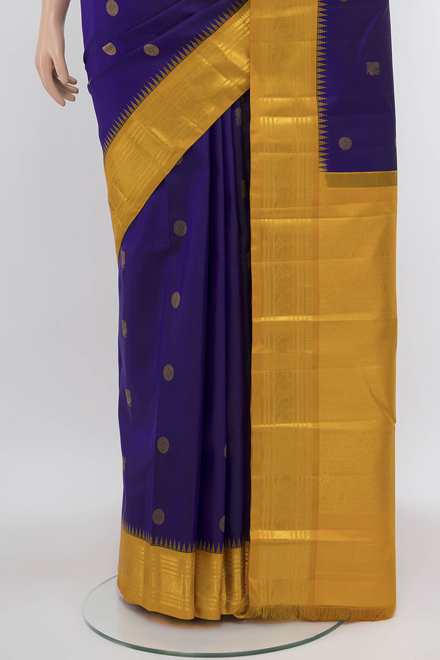 pleats pallu