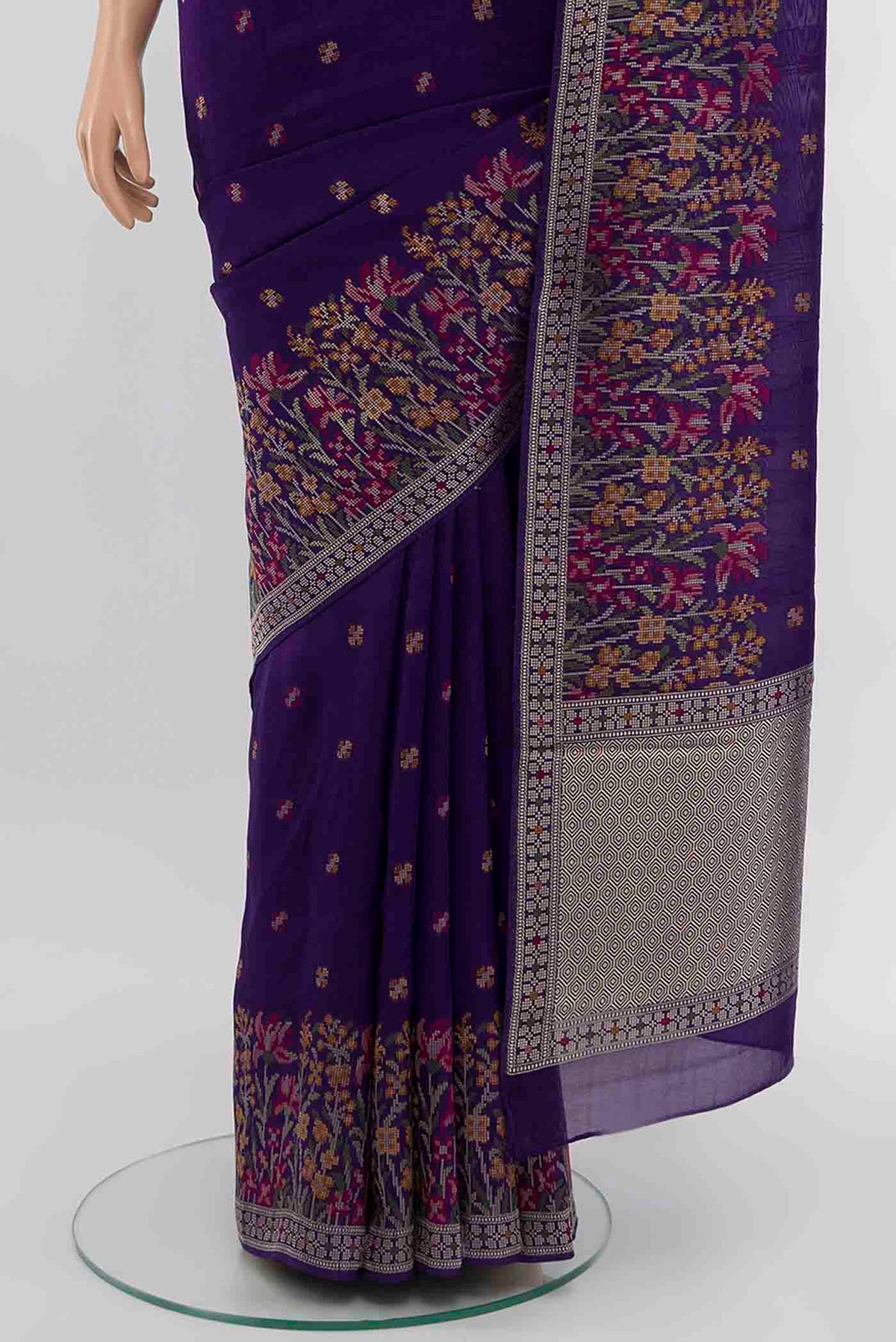 pleats pallu