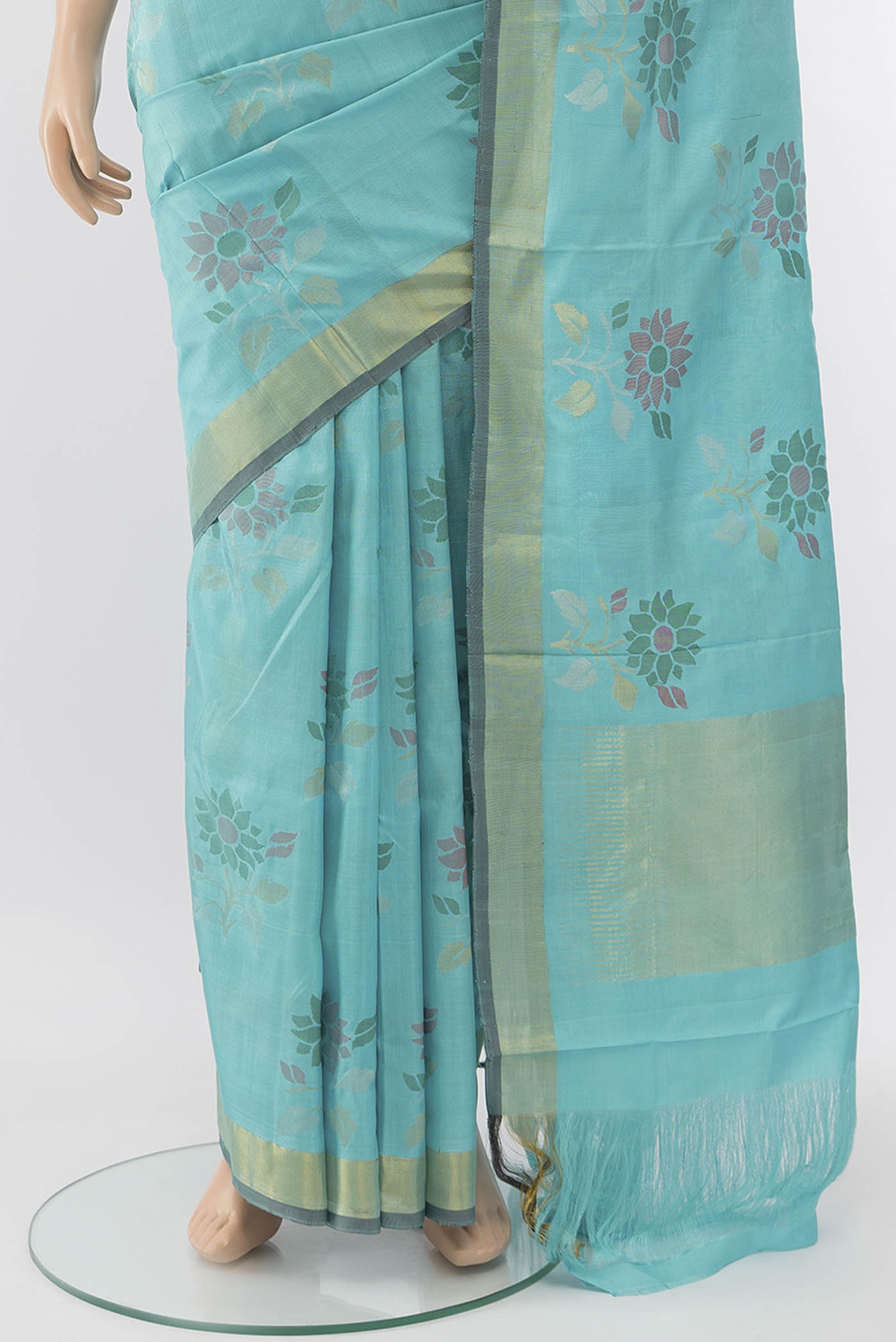 pleats pallu