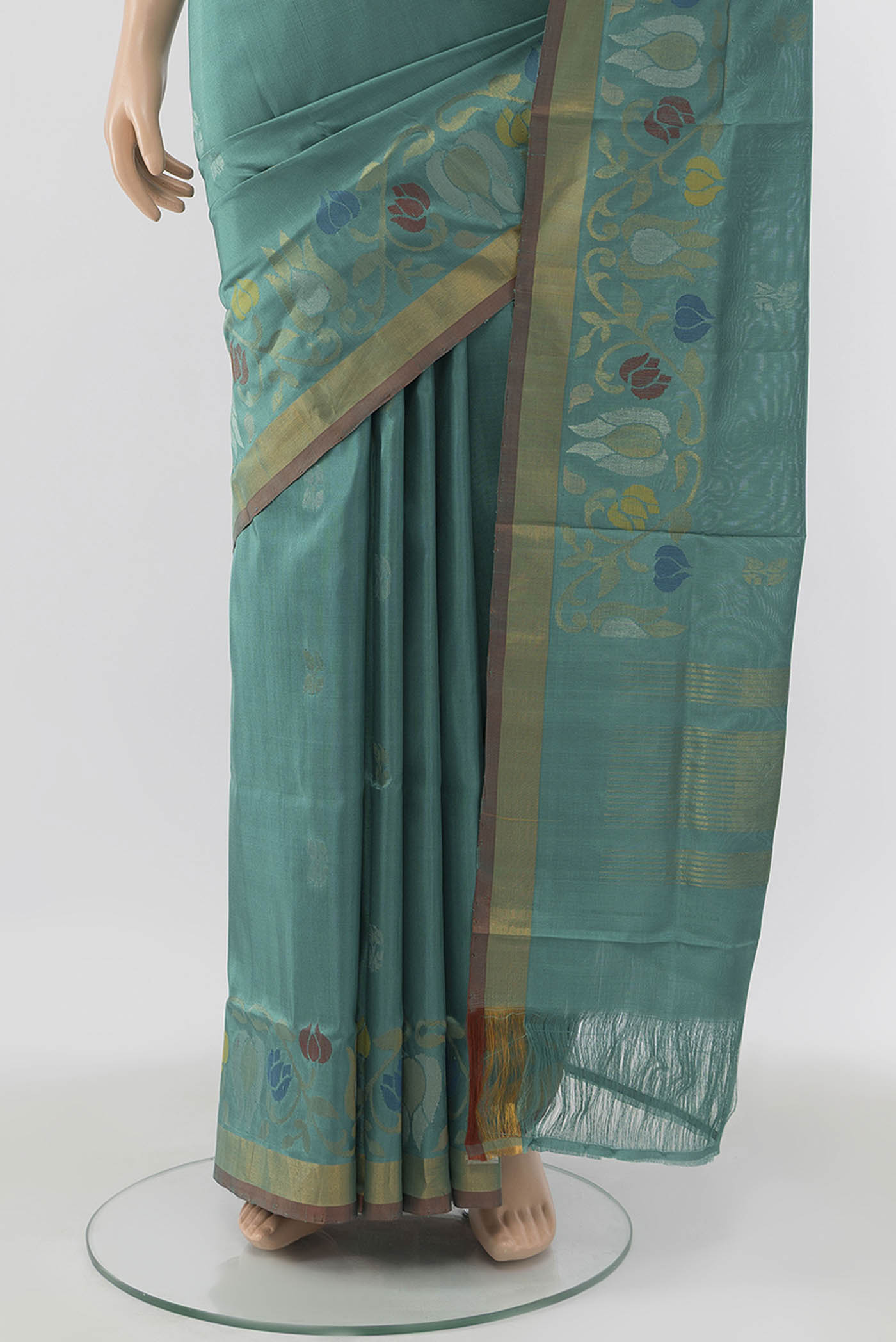 pleats pallu