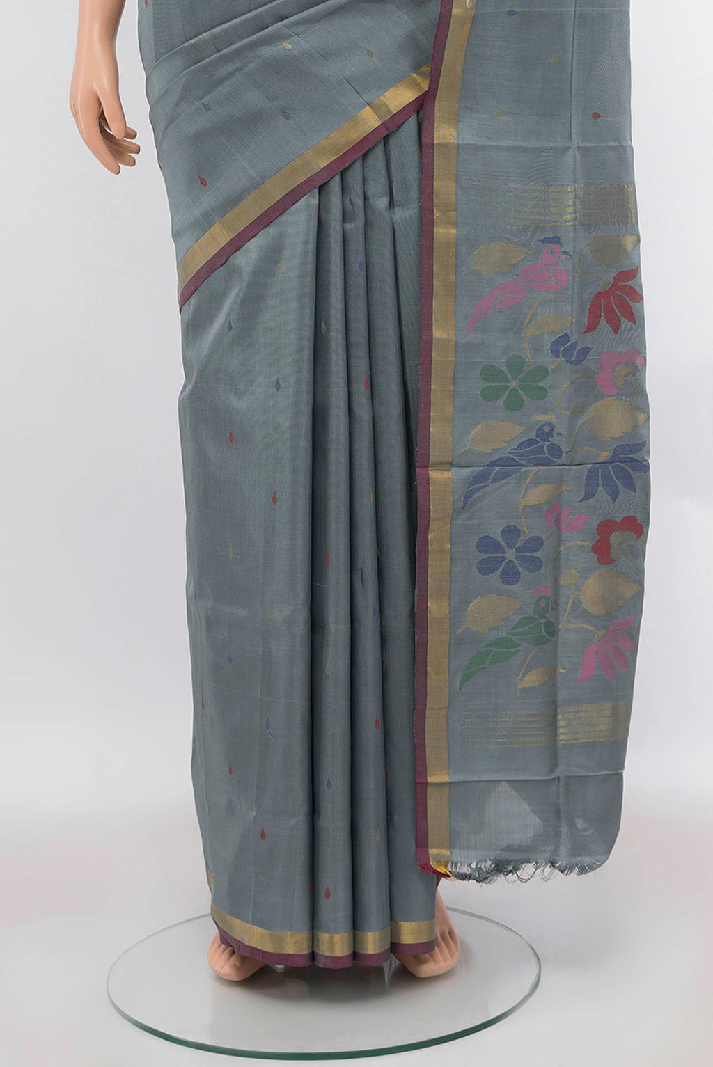 pleats pallu