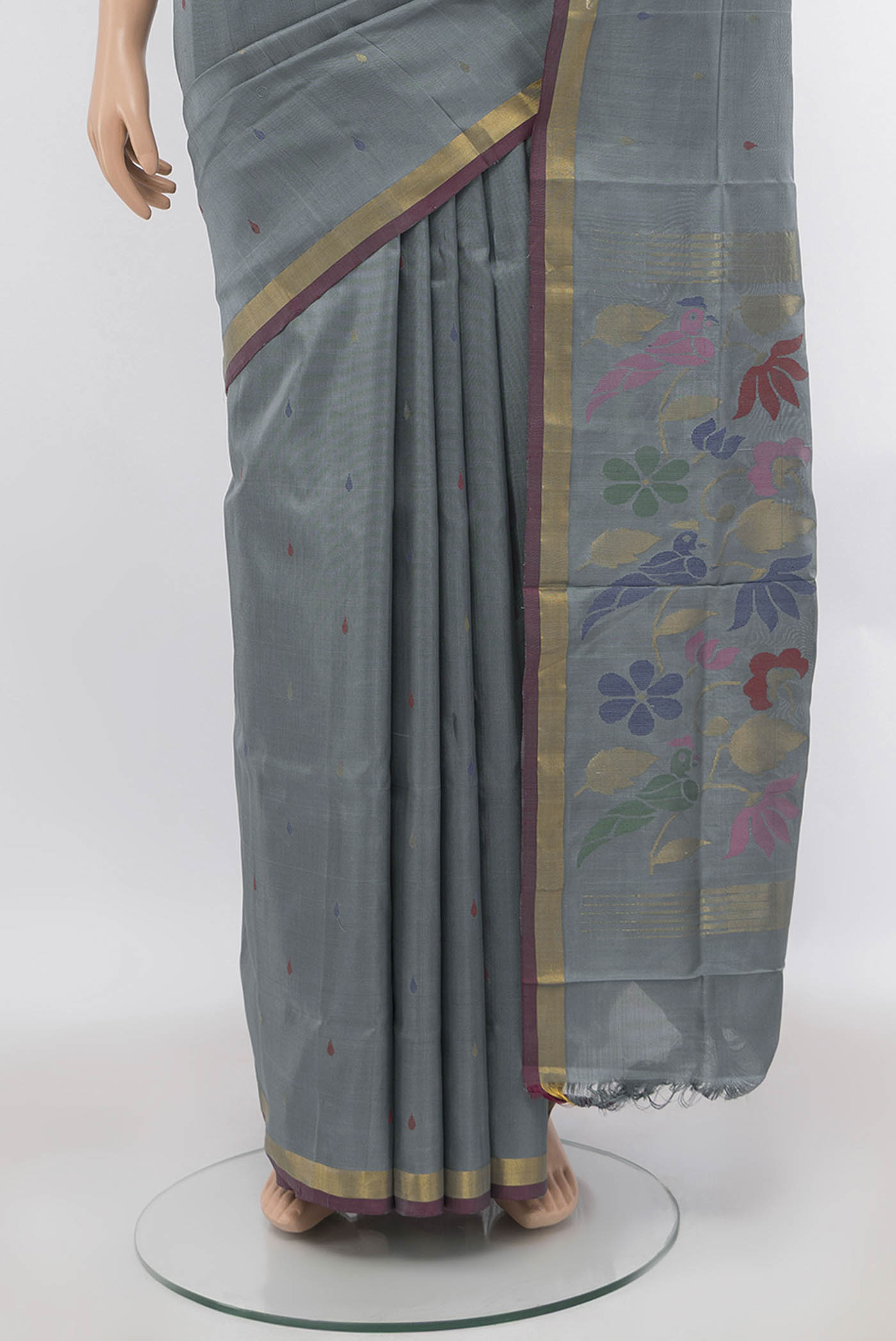 pleats pallu