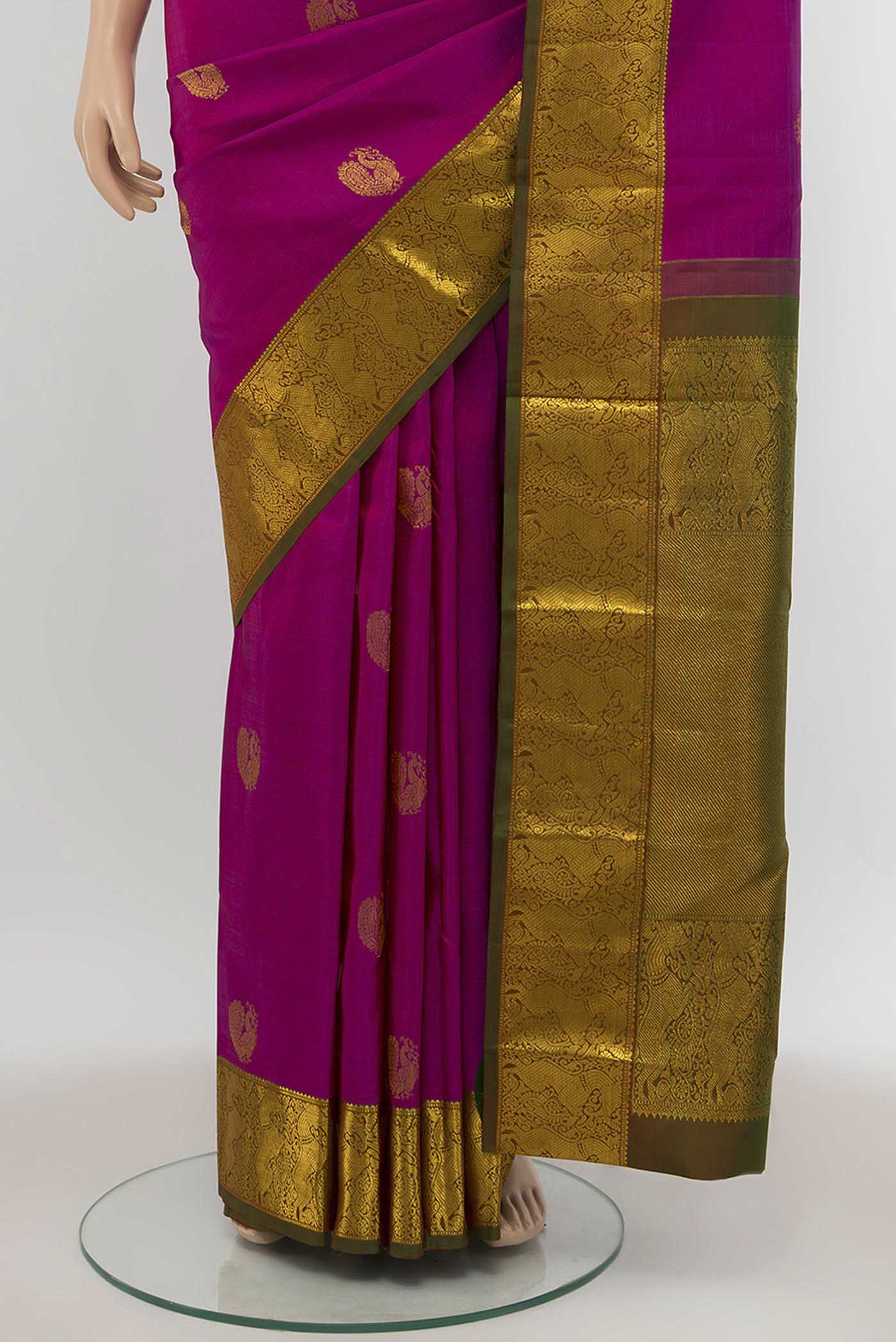 pleats pallu