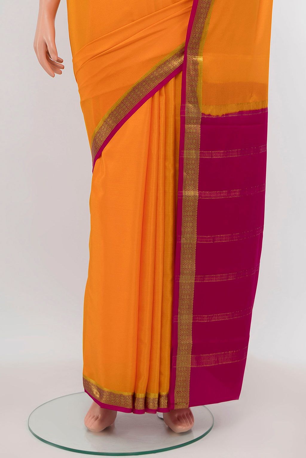 pleats pallu