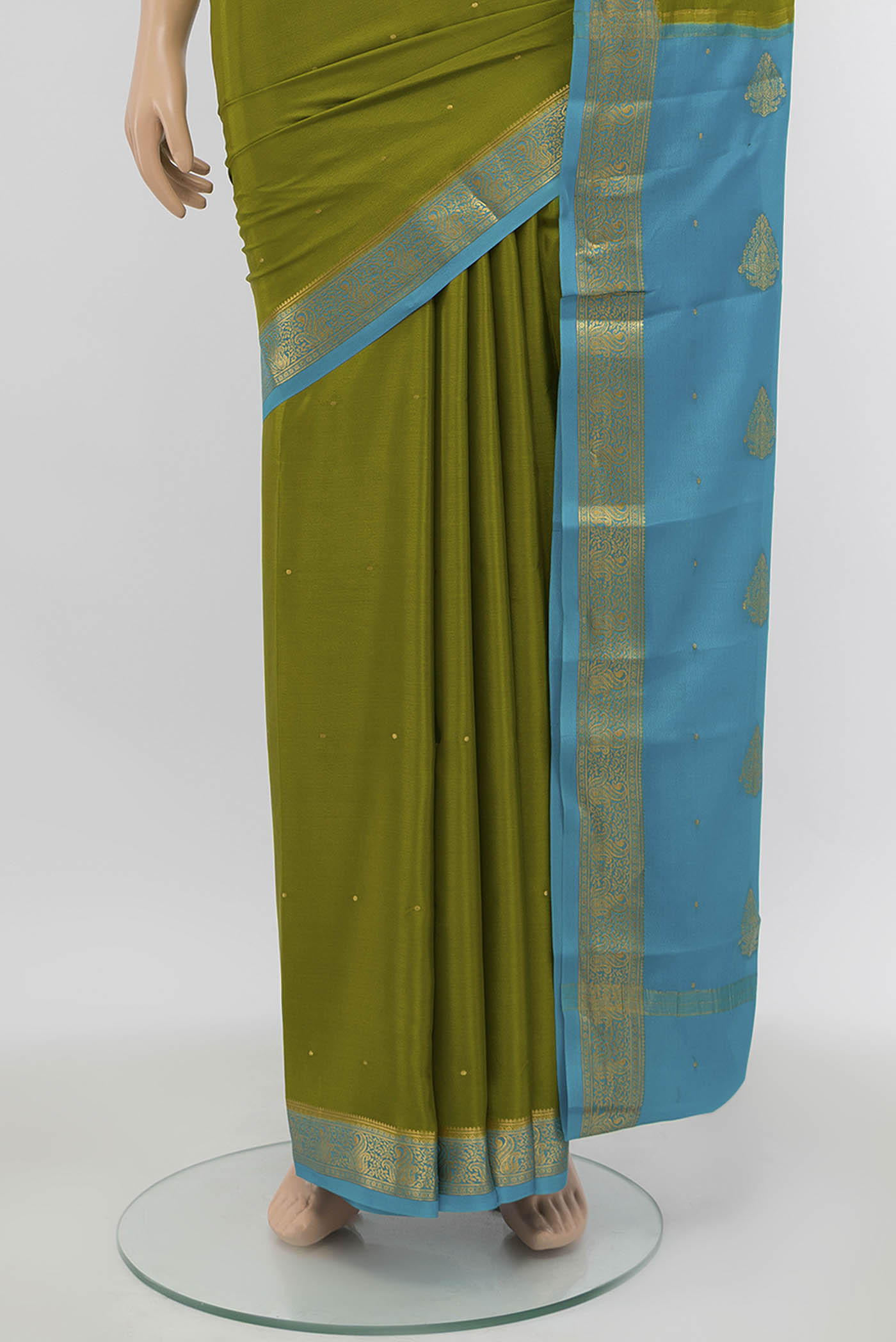 pleats pallu