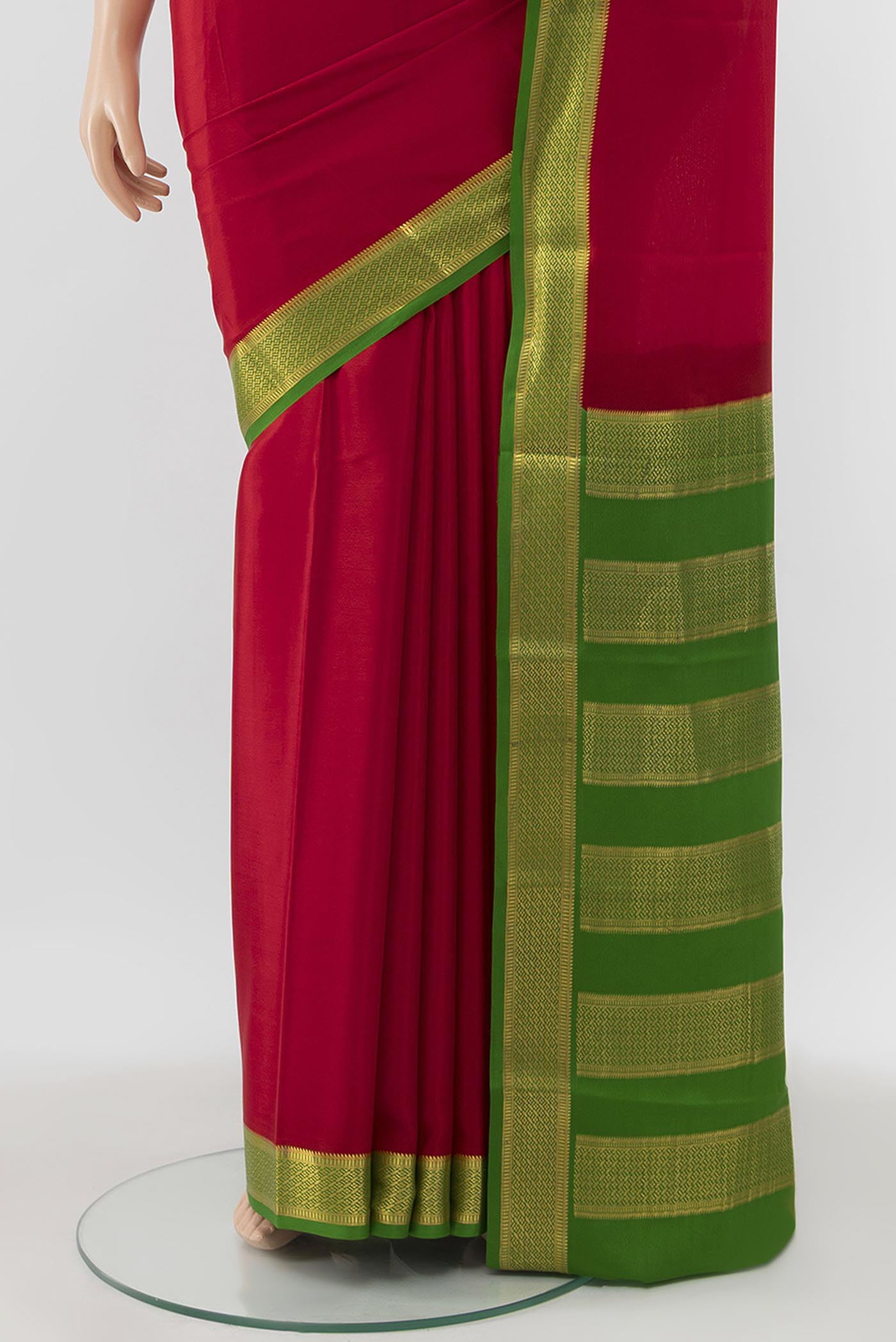 pleats pallu
