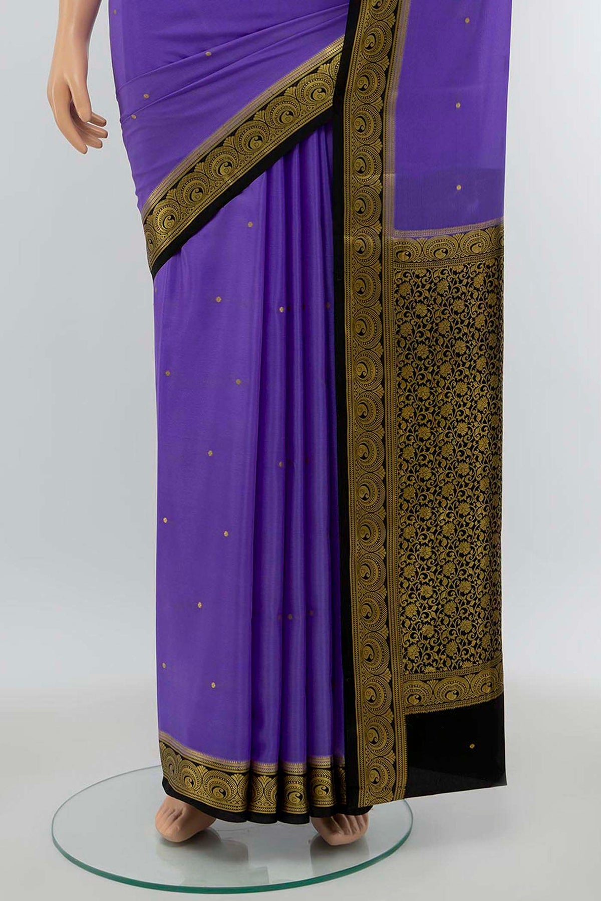 pleats pallu
