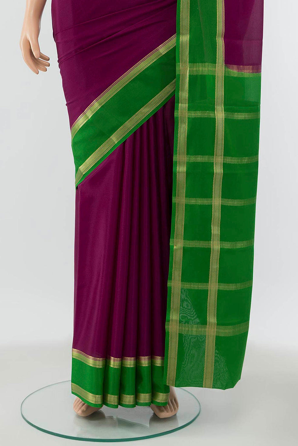 pleats pallu