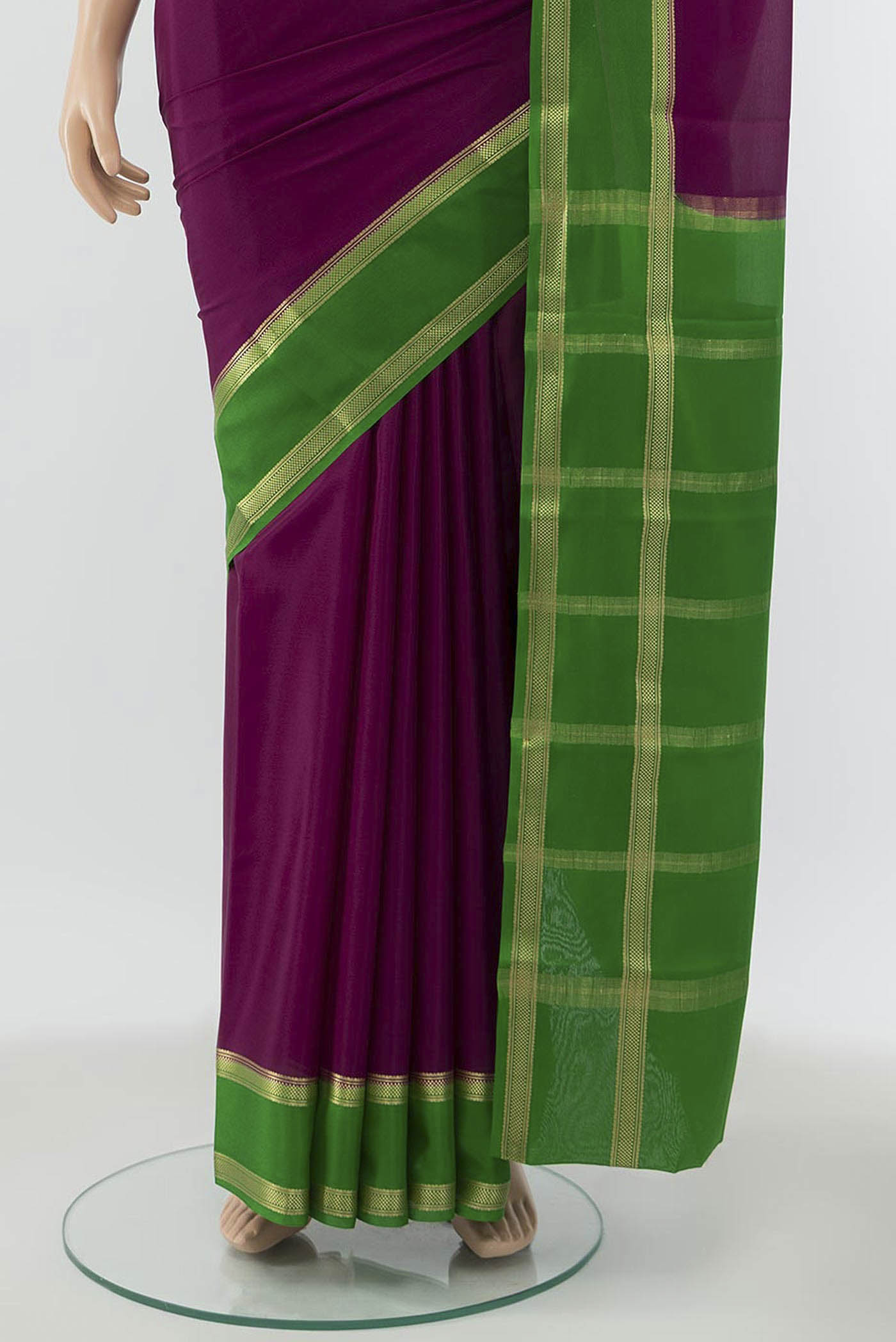 pleats pallu