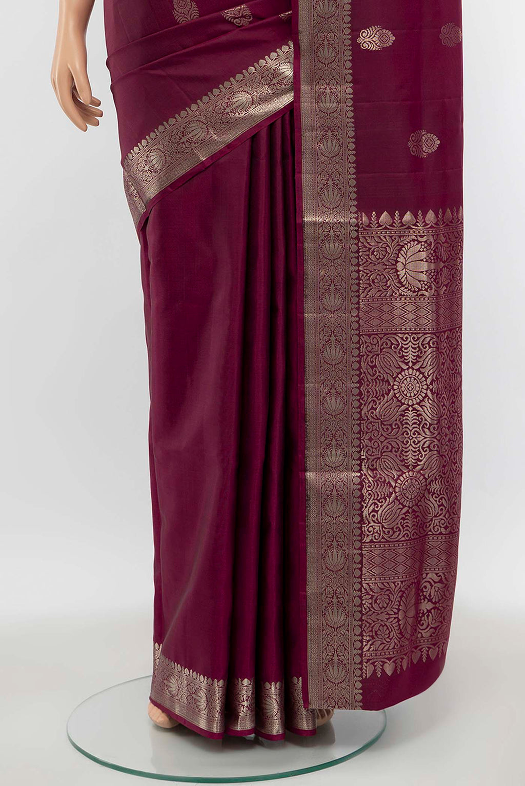 pleats pallu