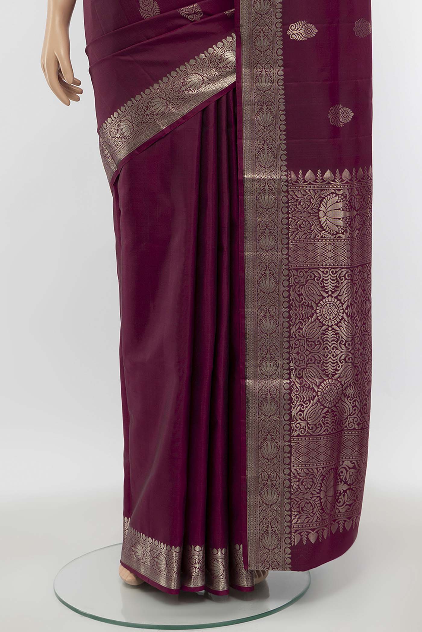 pleats pallu
