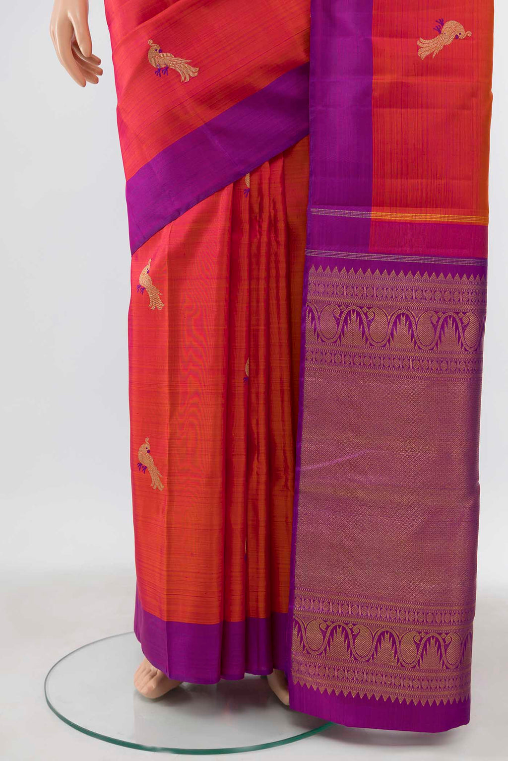pleats pallu
