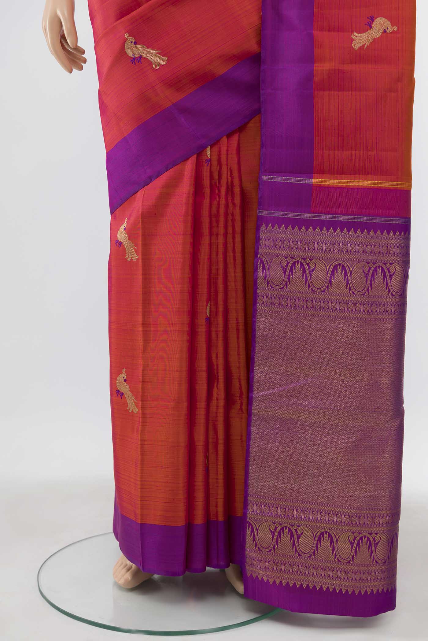 pleats pallu