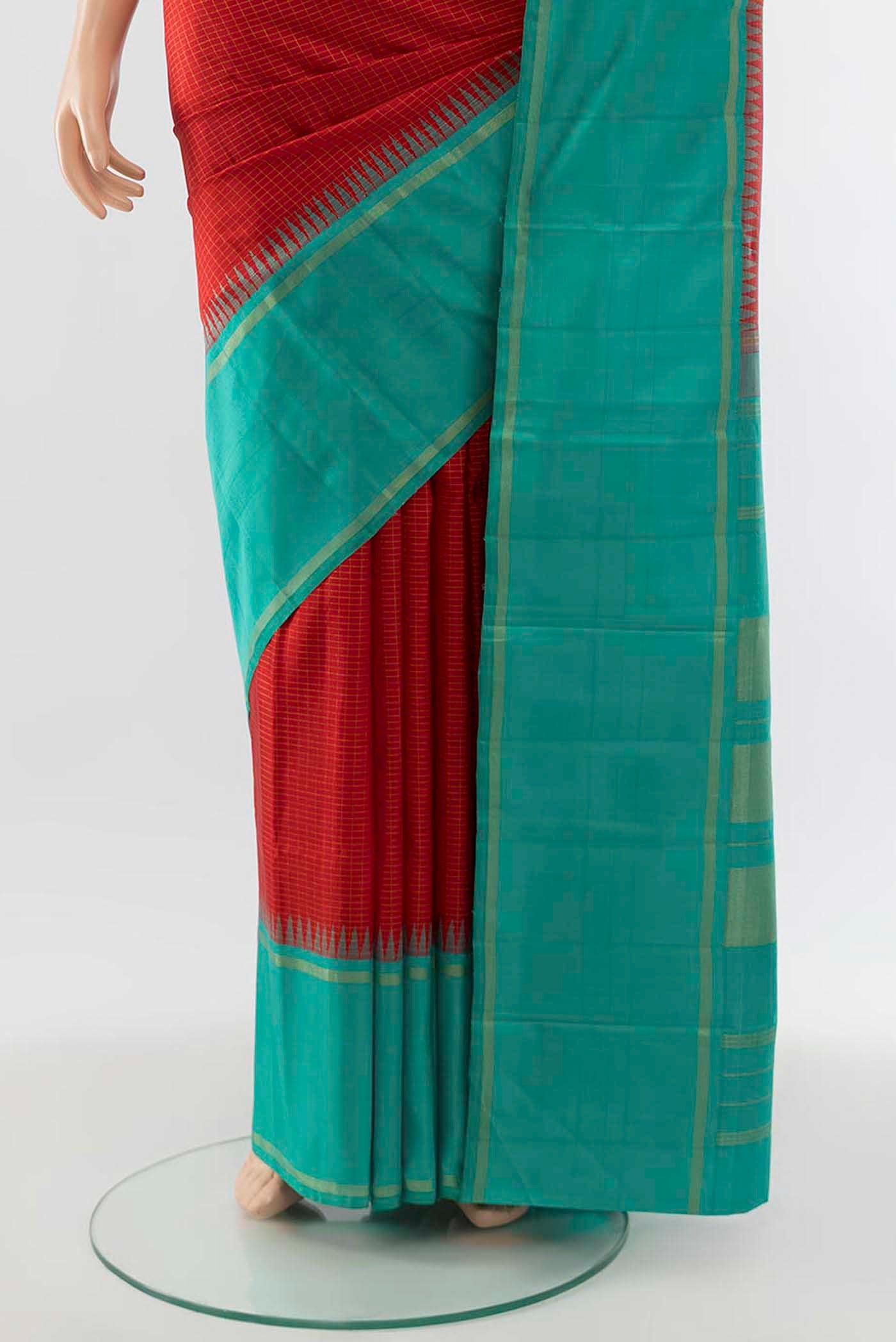 pleats pallu