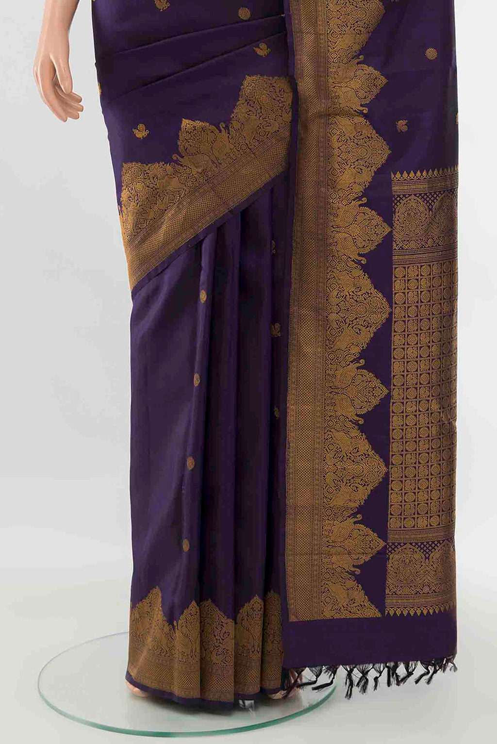 pleats pallu