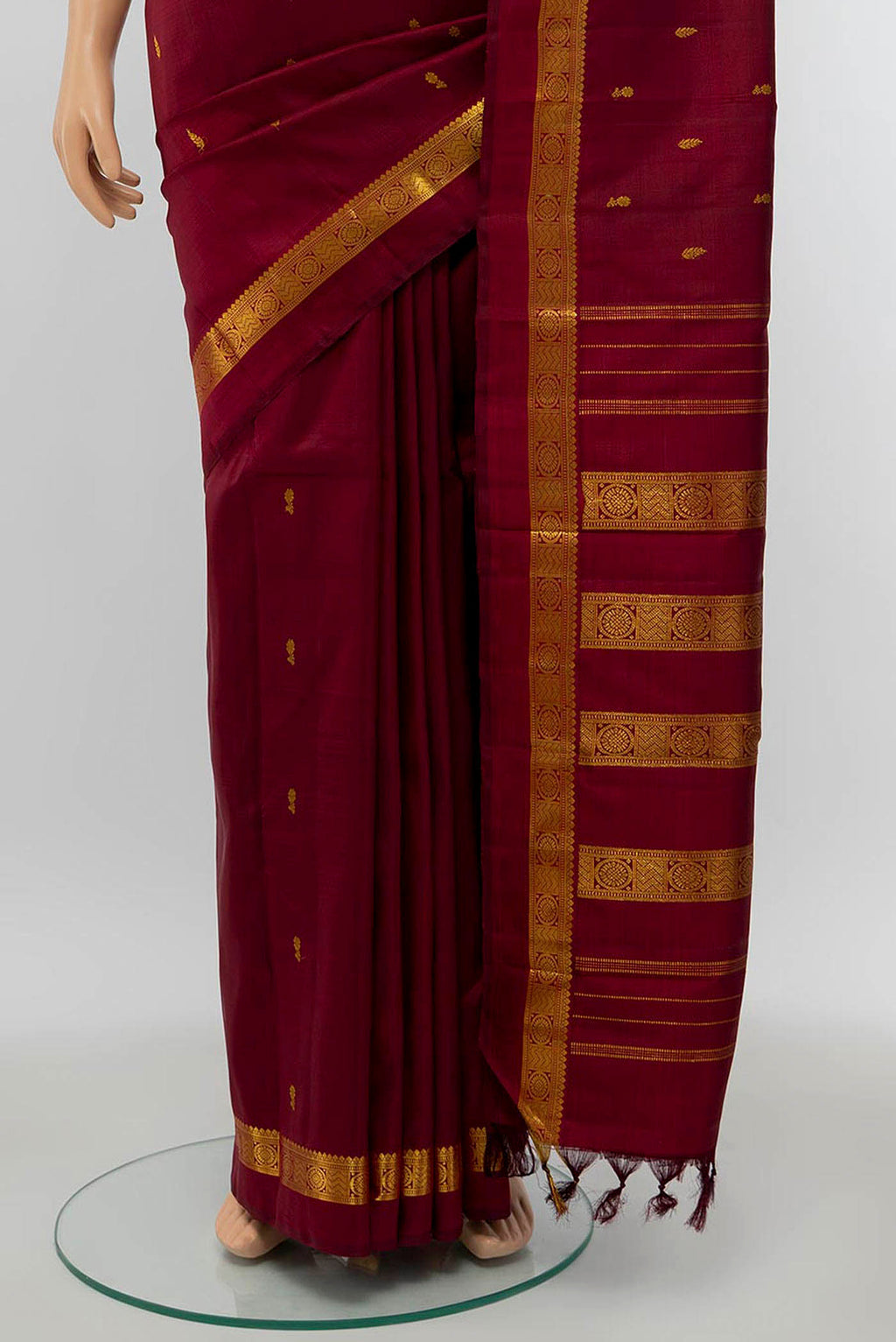 pleats pallu