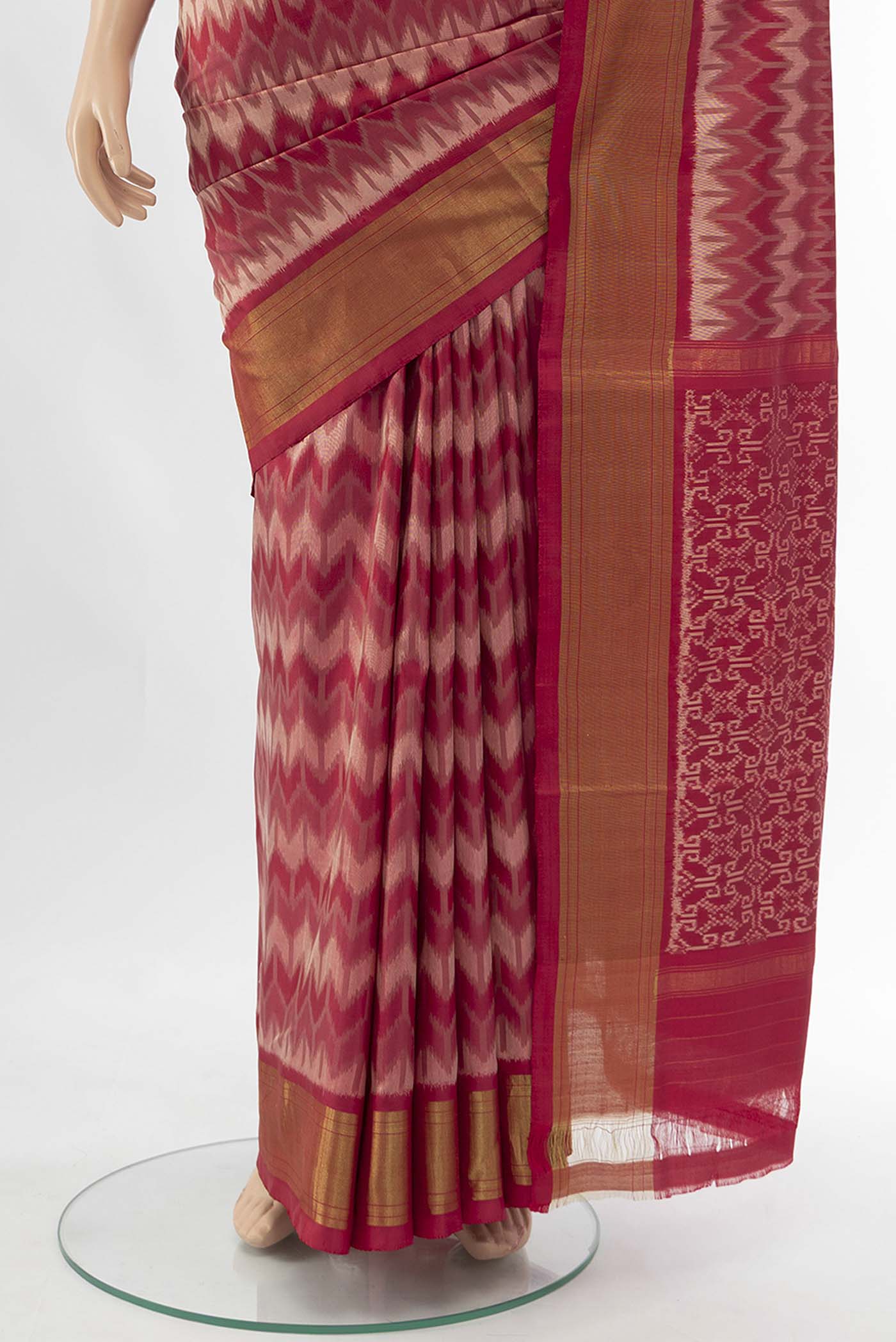 pleats pallu