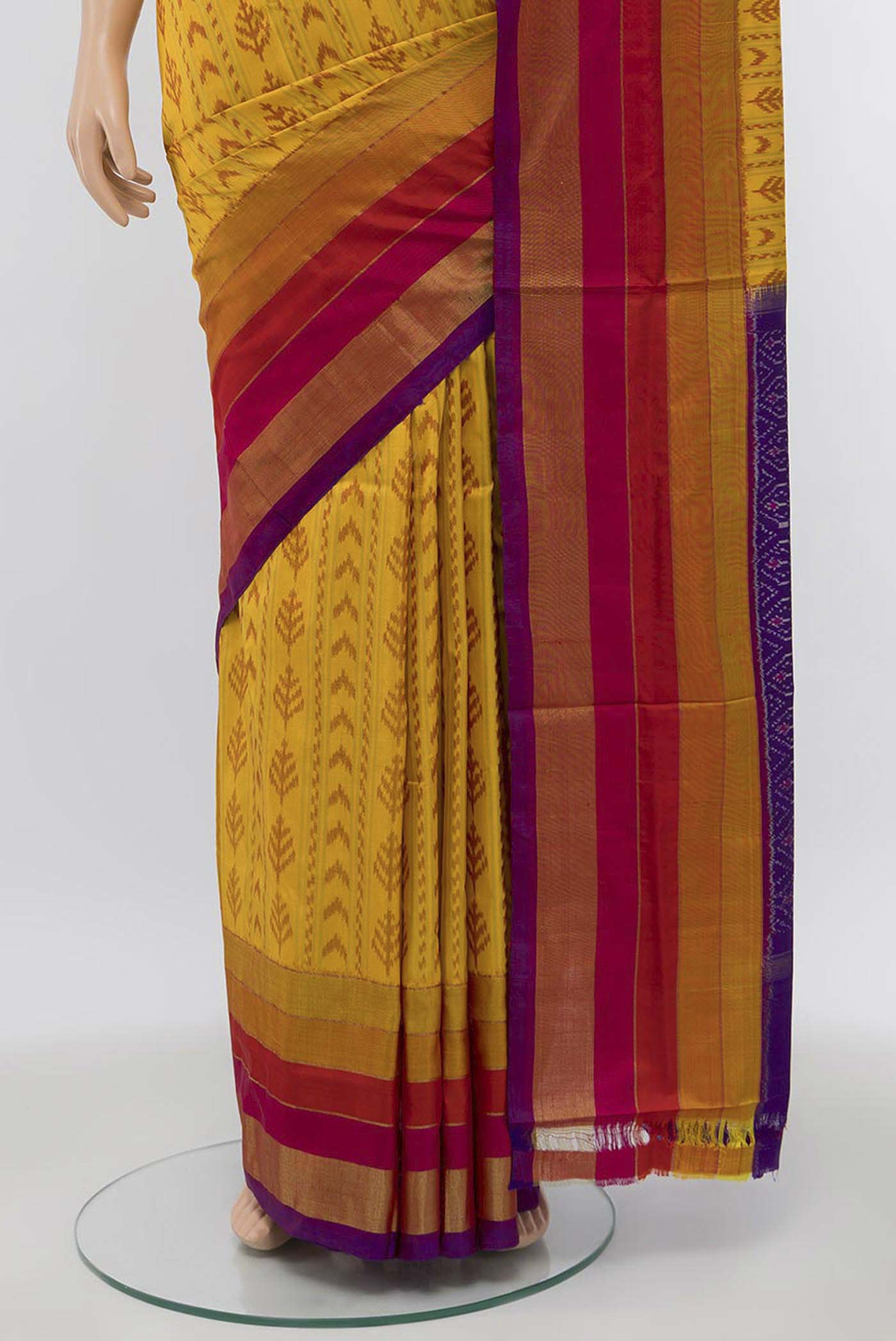 pleats pallu