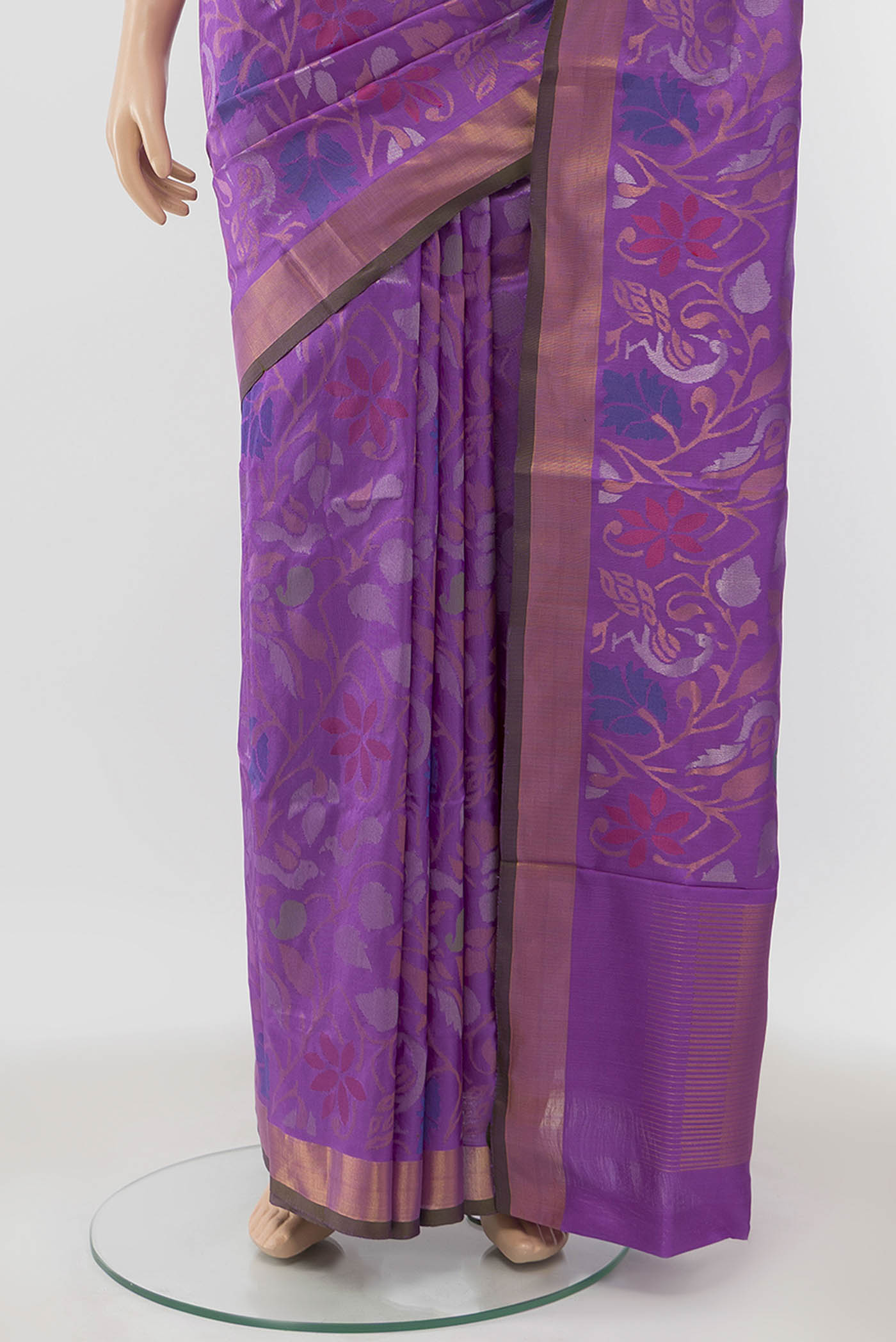 pleats pallu