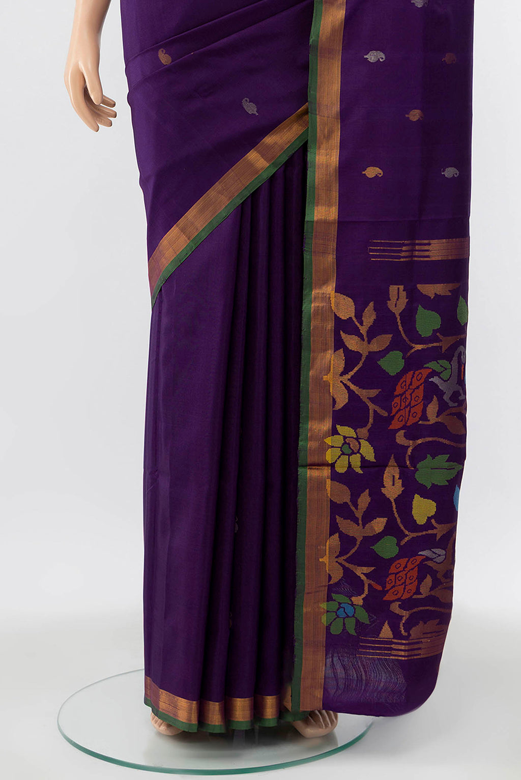 pleats pallu
